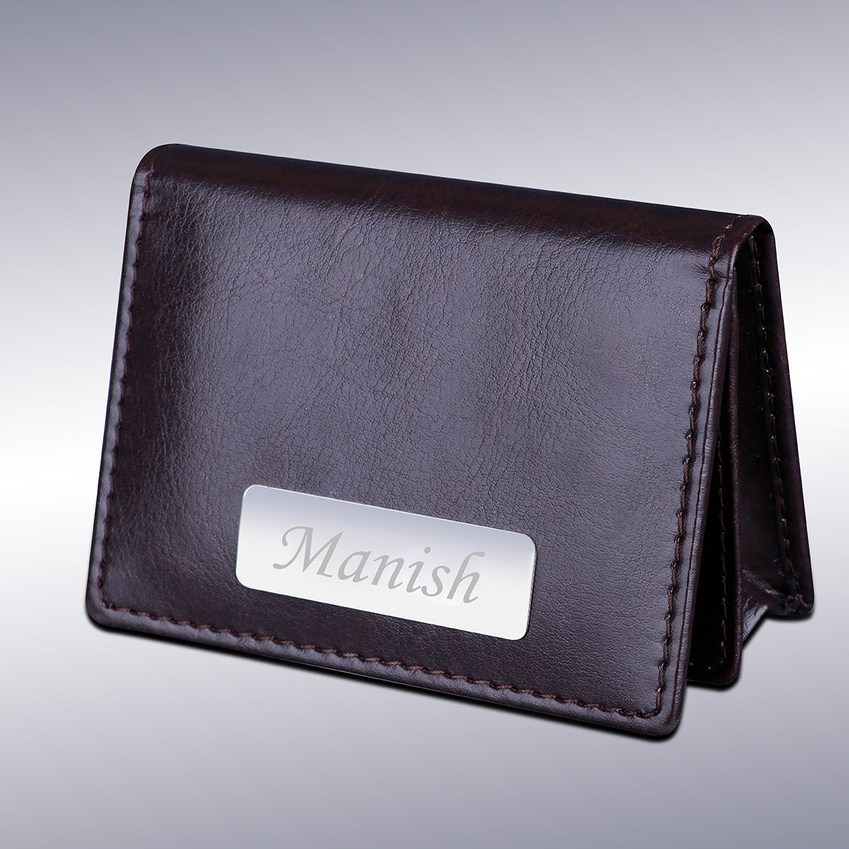 Personalized Leather Cardholder