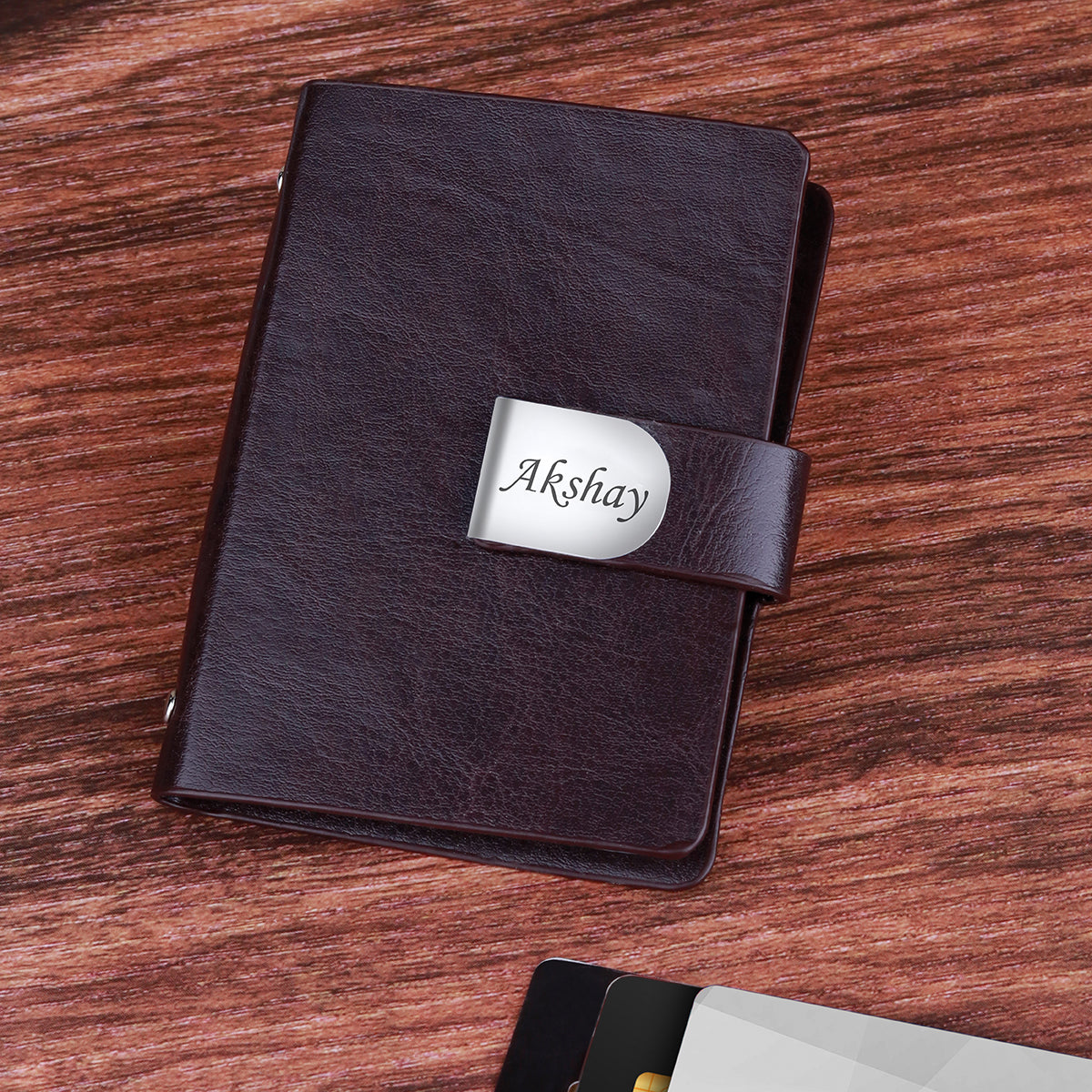 Personalized Leather Cardholder