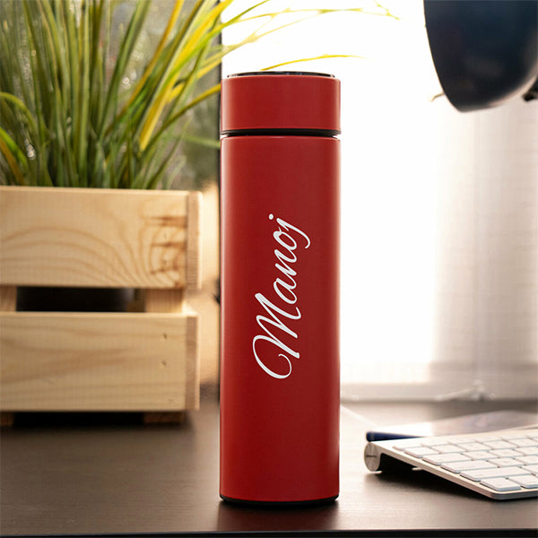 Personalized Vacuum Insulated Flask With Cup Lid