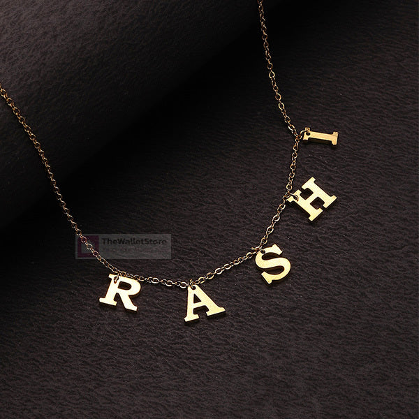 Name necklace deals with separate letters