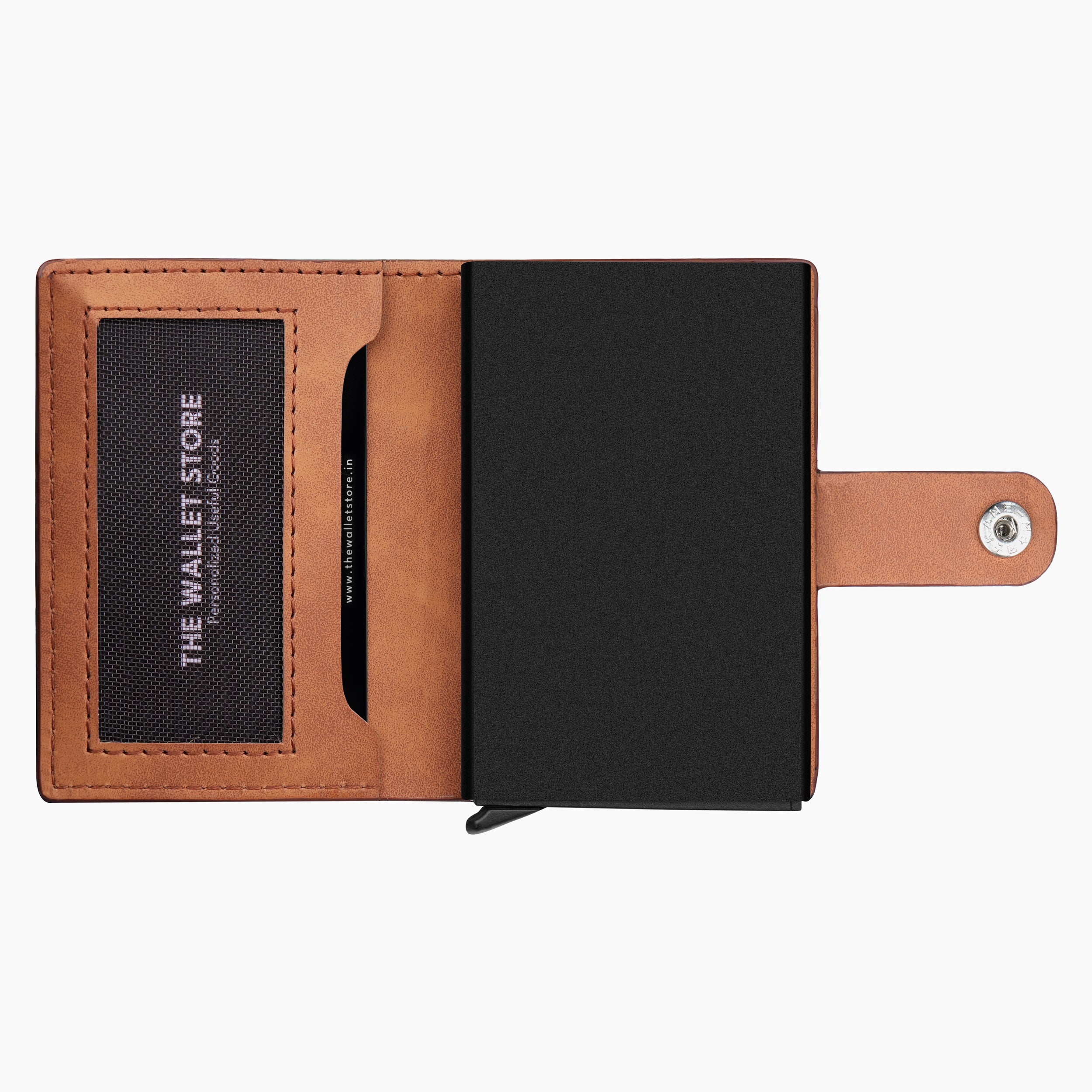 Prestige RFID Protected Wallet Card Holder - Tan