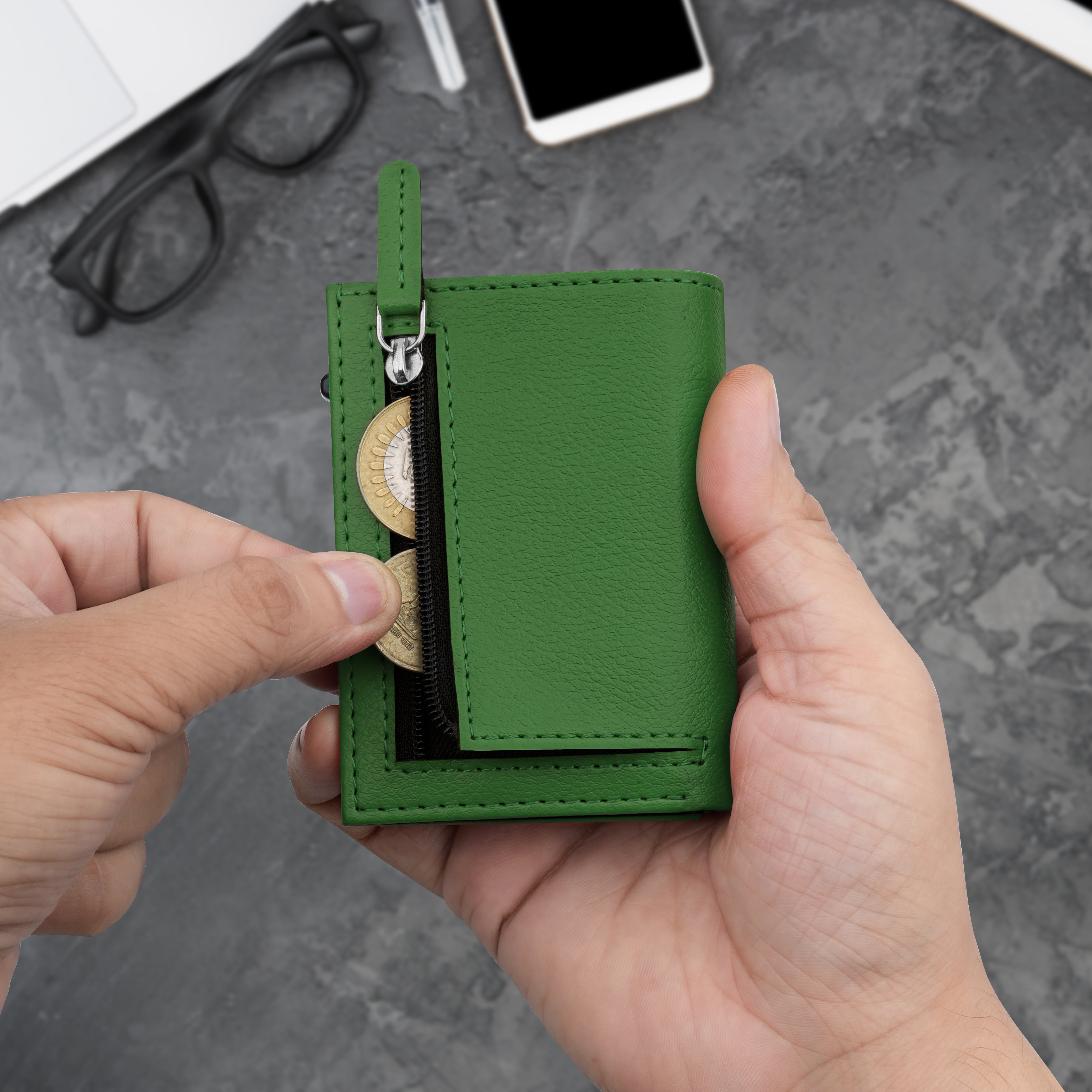 Urban Pop RFID Protection Wallet Cardholder - Green