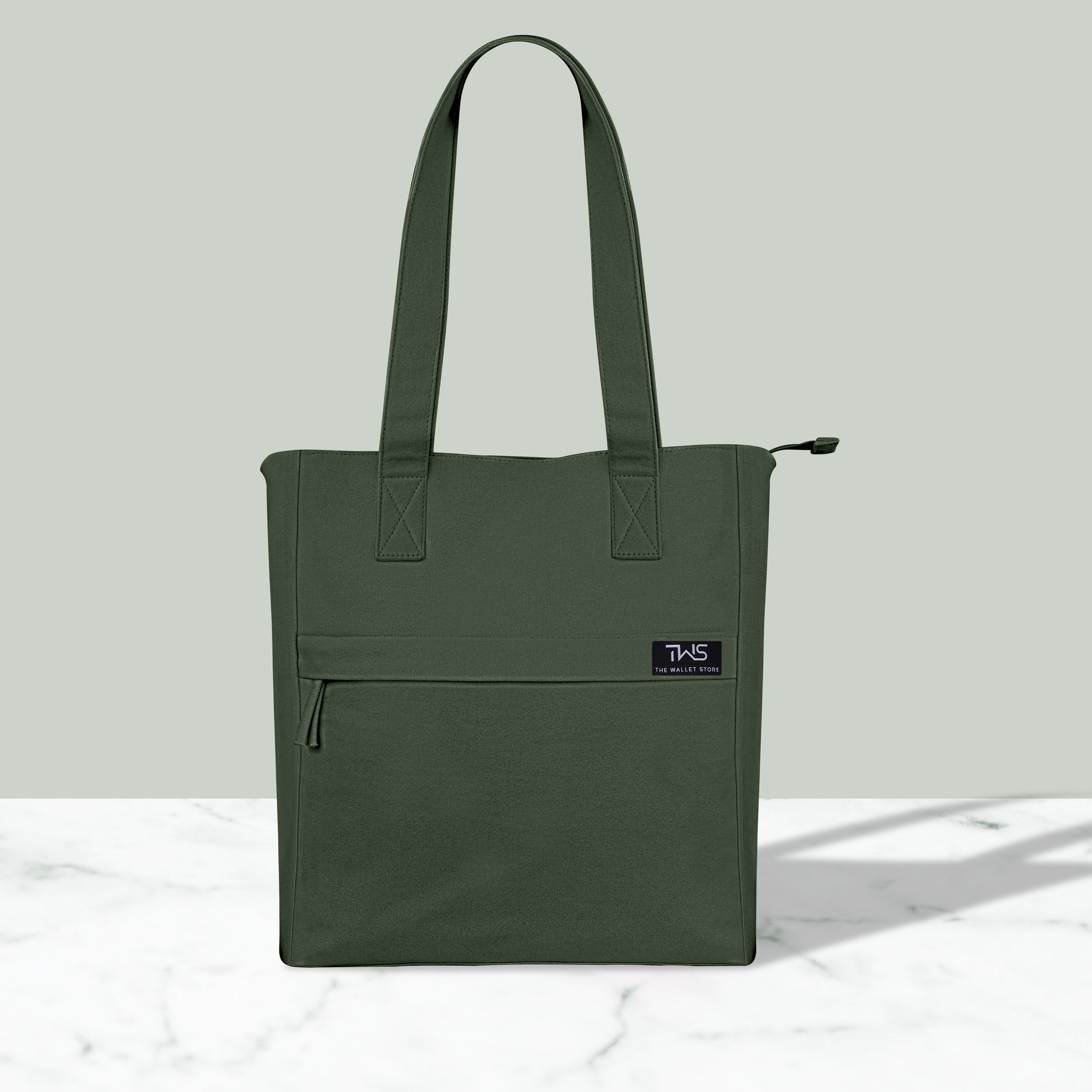 Everyday Vibrant Canvas Tote Bag - Olive