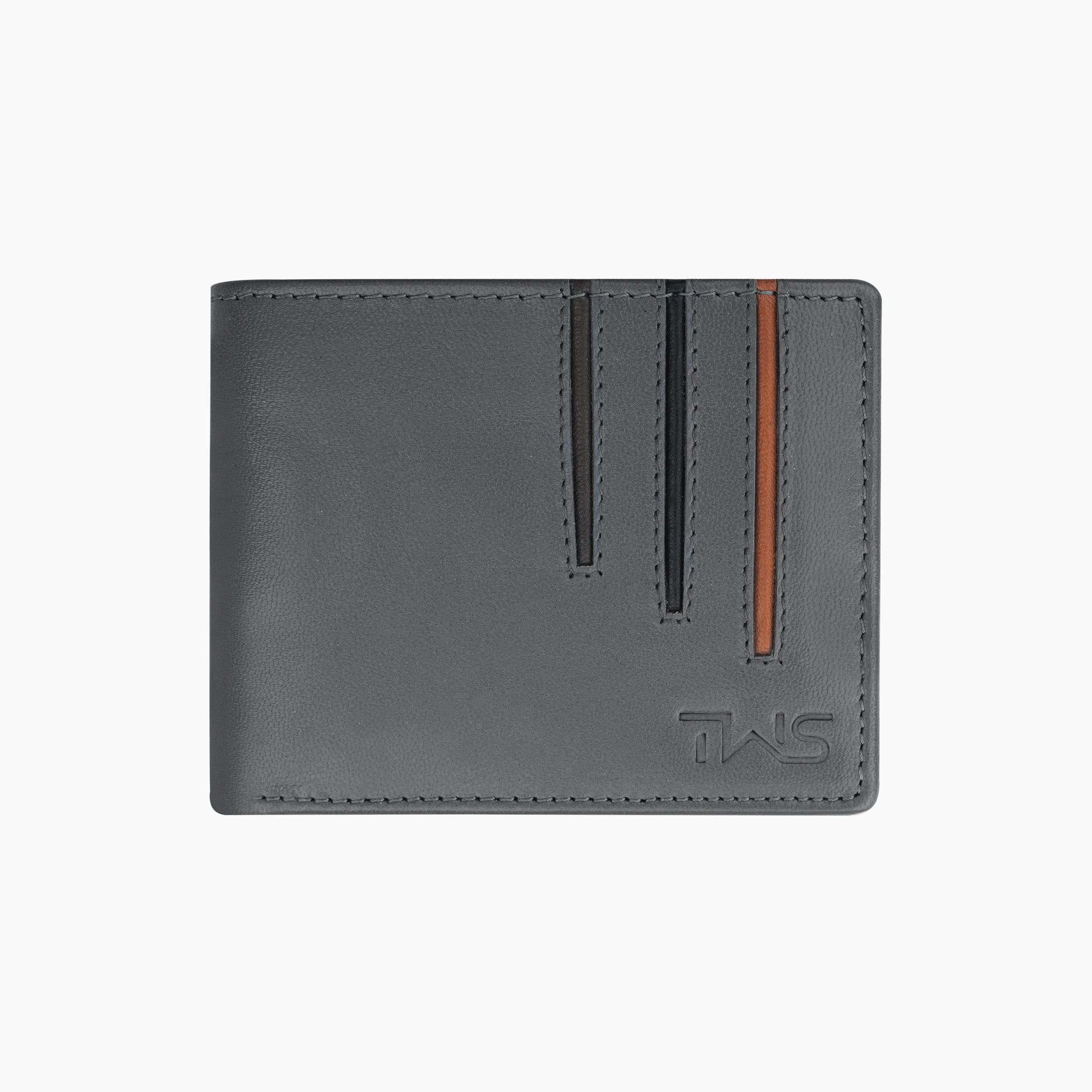 Spectrum Leather Wallet For Men - Grey