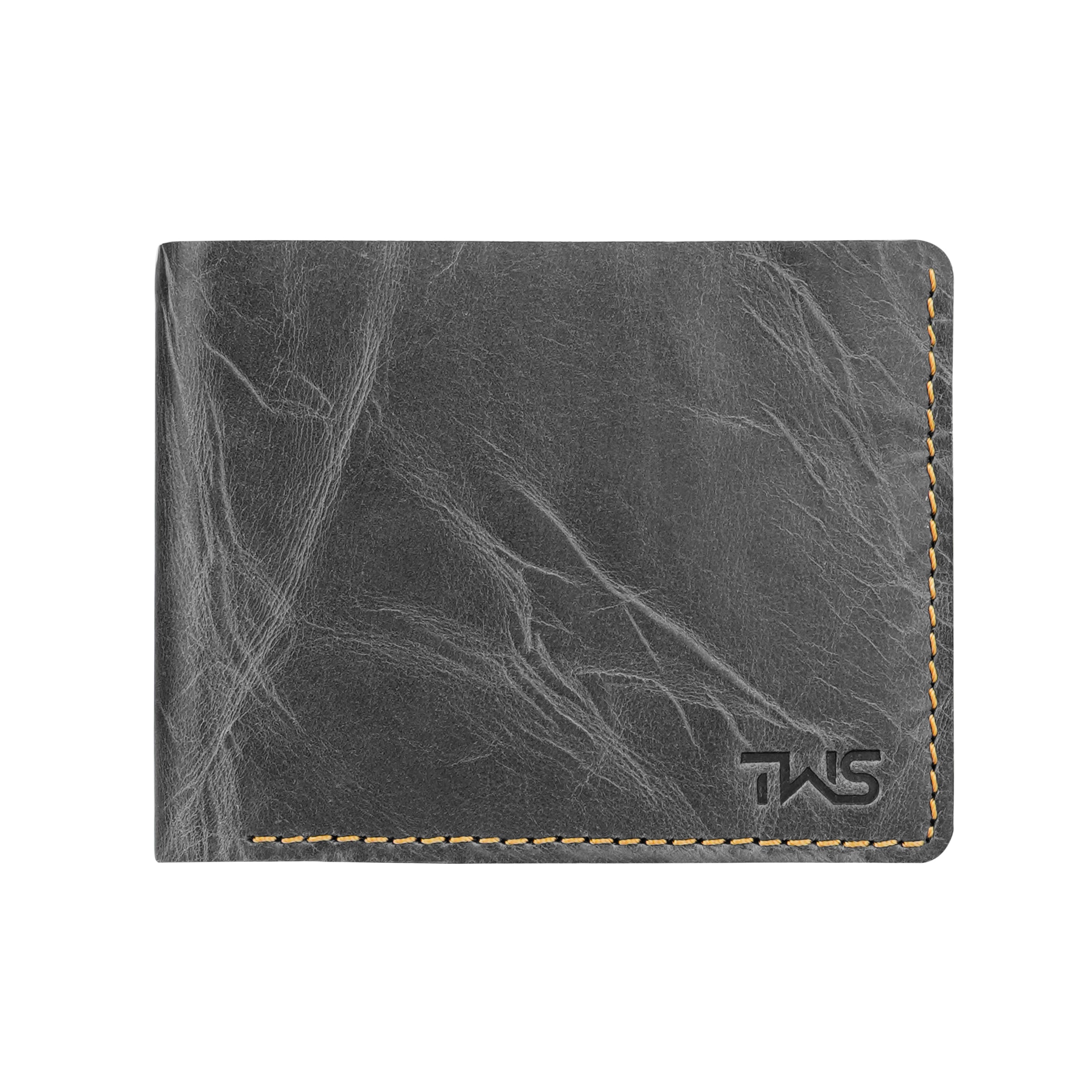 Heritage Genuine Leather Wallet for Men - Grey