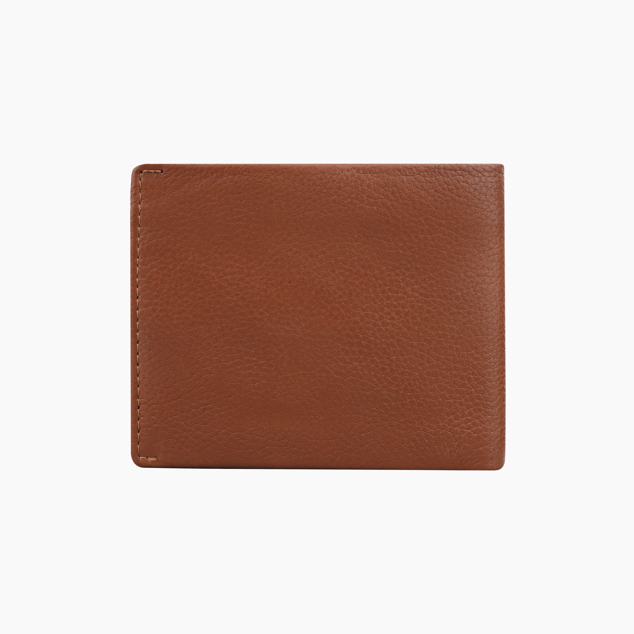 Noble Stripes Leather Wallet For Men - Tan