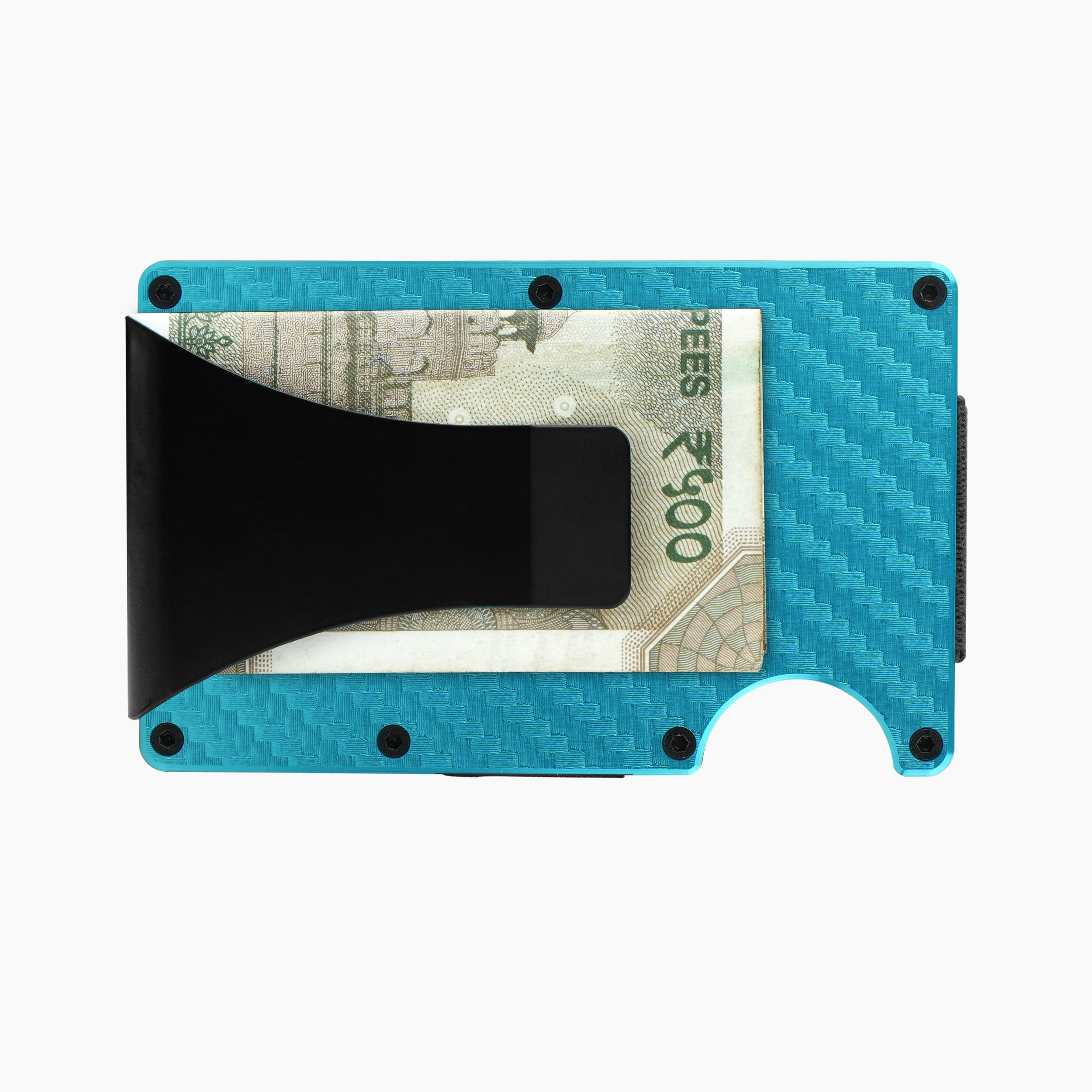 Clip & Carry Metal Card Holder - Blue