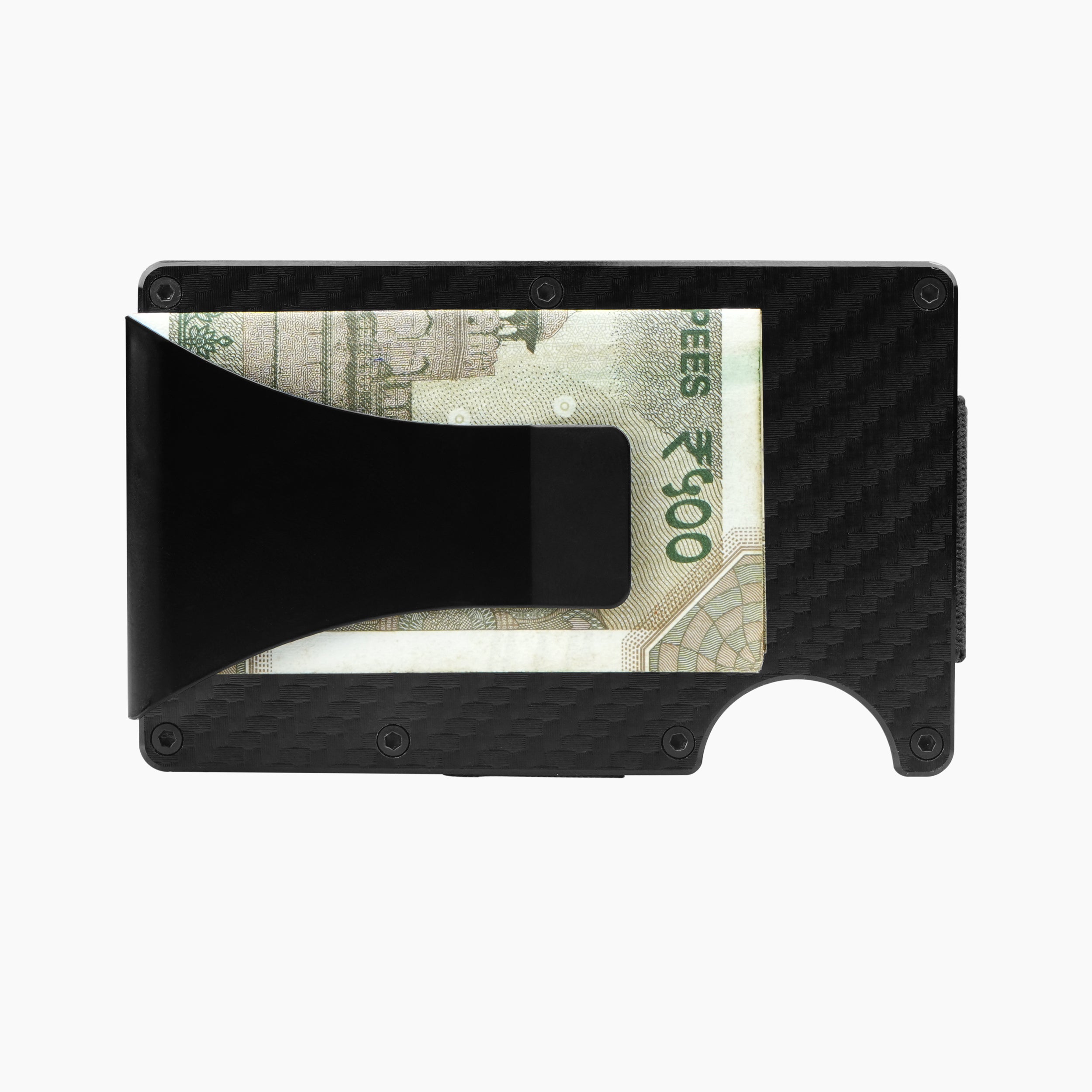 Clip & Carry Metal Card Holder - Black