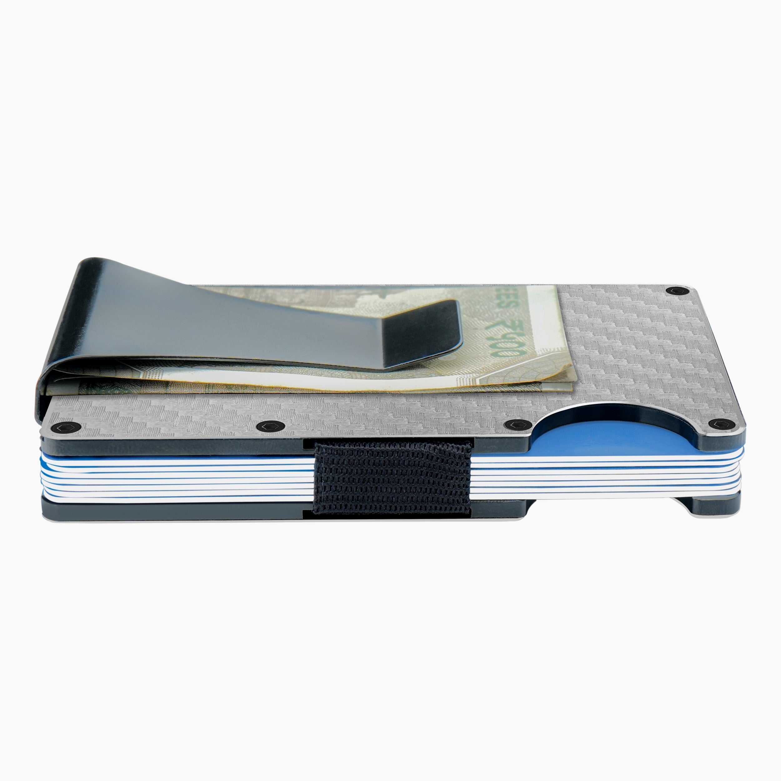 Clip & Carry Metal Card Holder - Silver