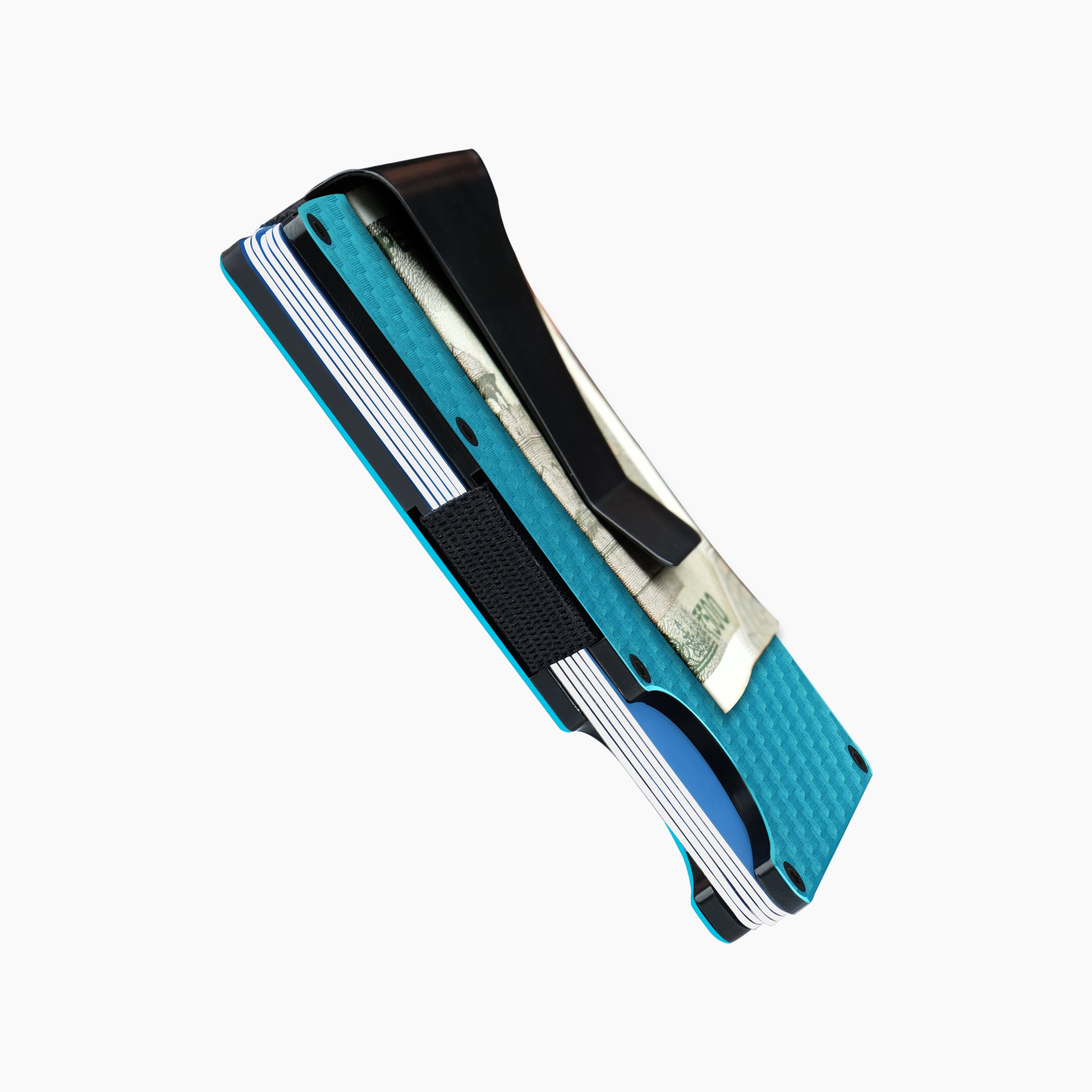 Clip & Carry Metal Card Holder - Blue