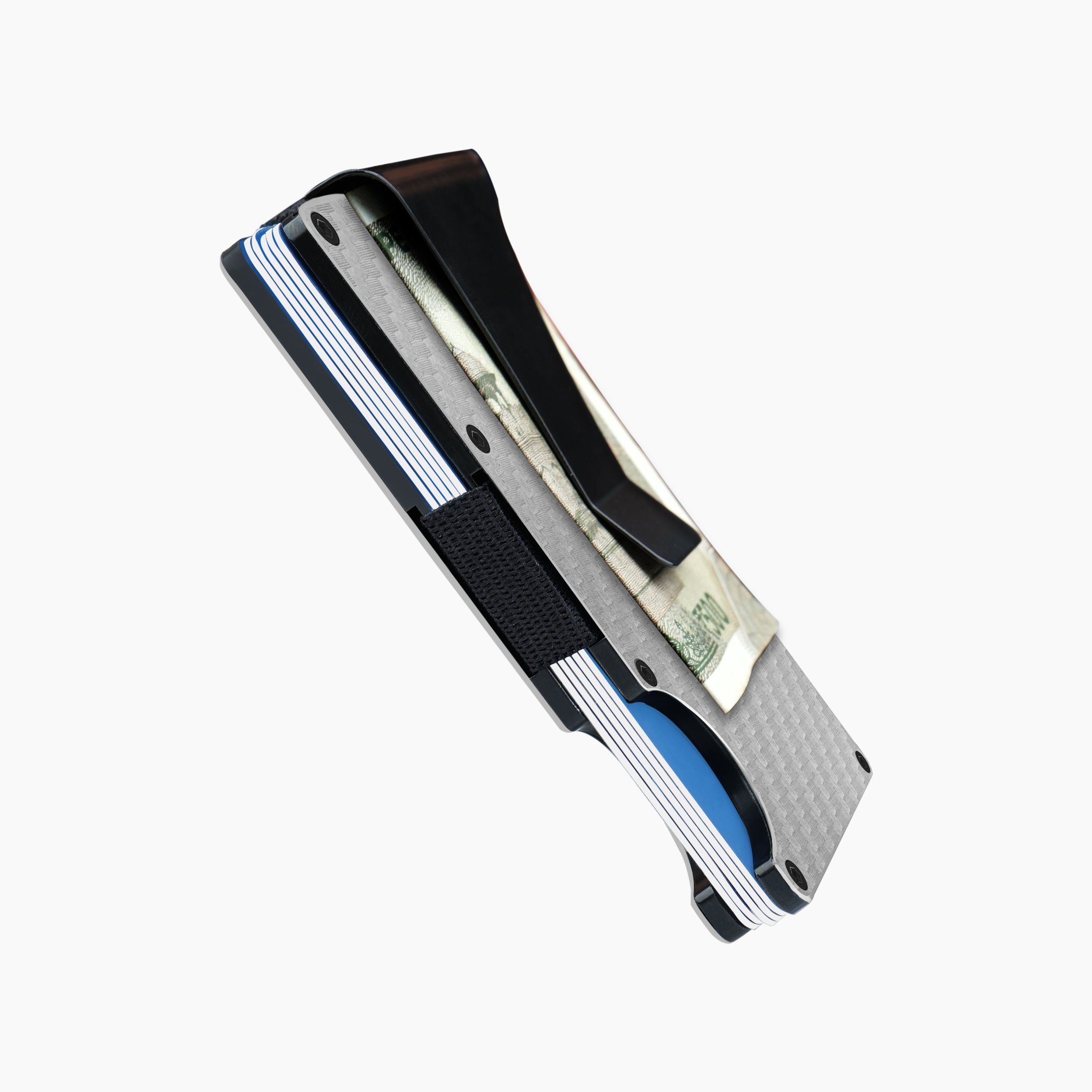 Clip & Carry Metal Card Holder - Silver