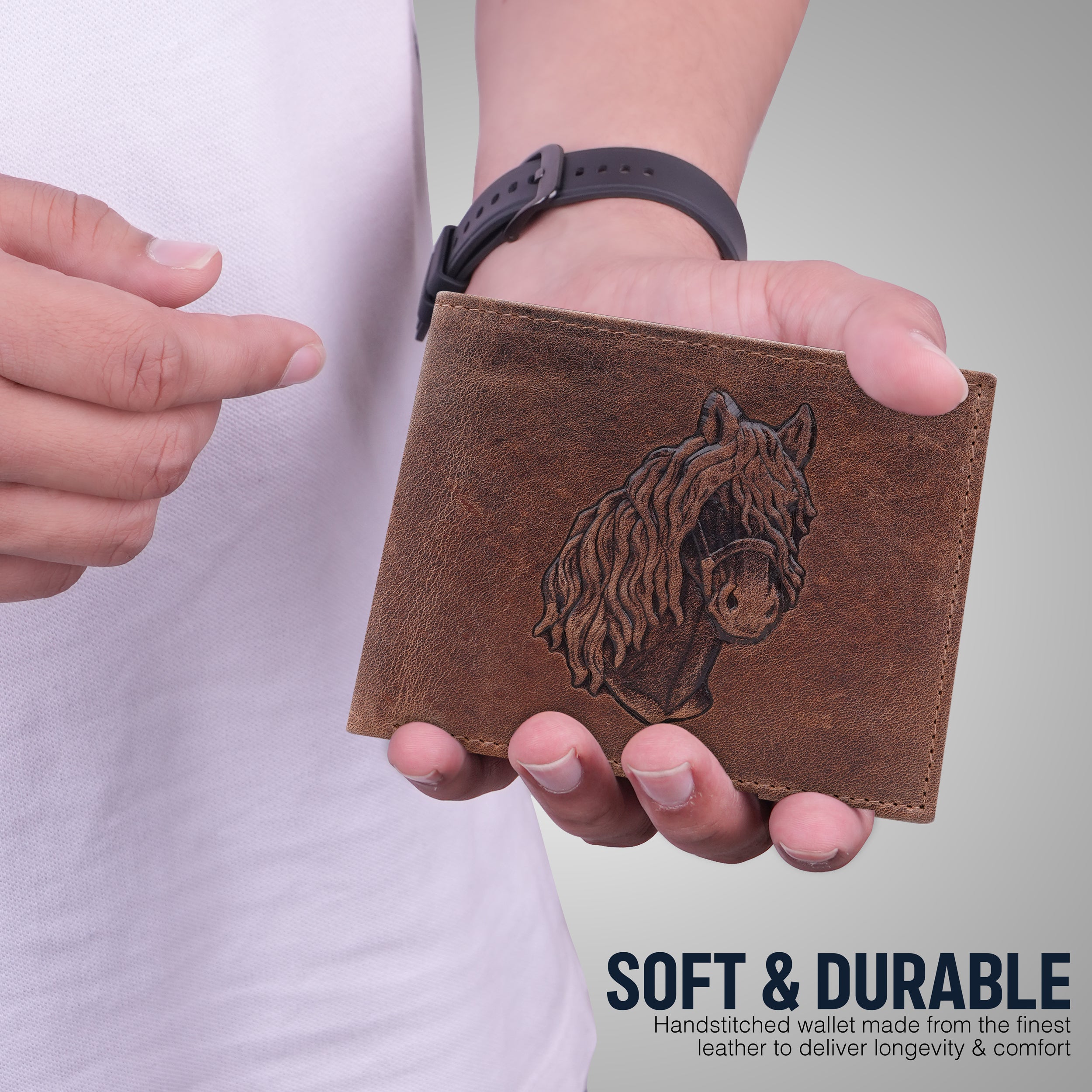 Stallion Spirit Genuine Leather Wallet For Men