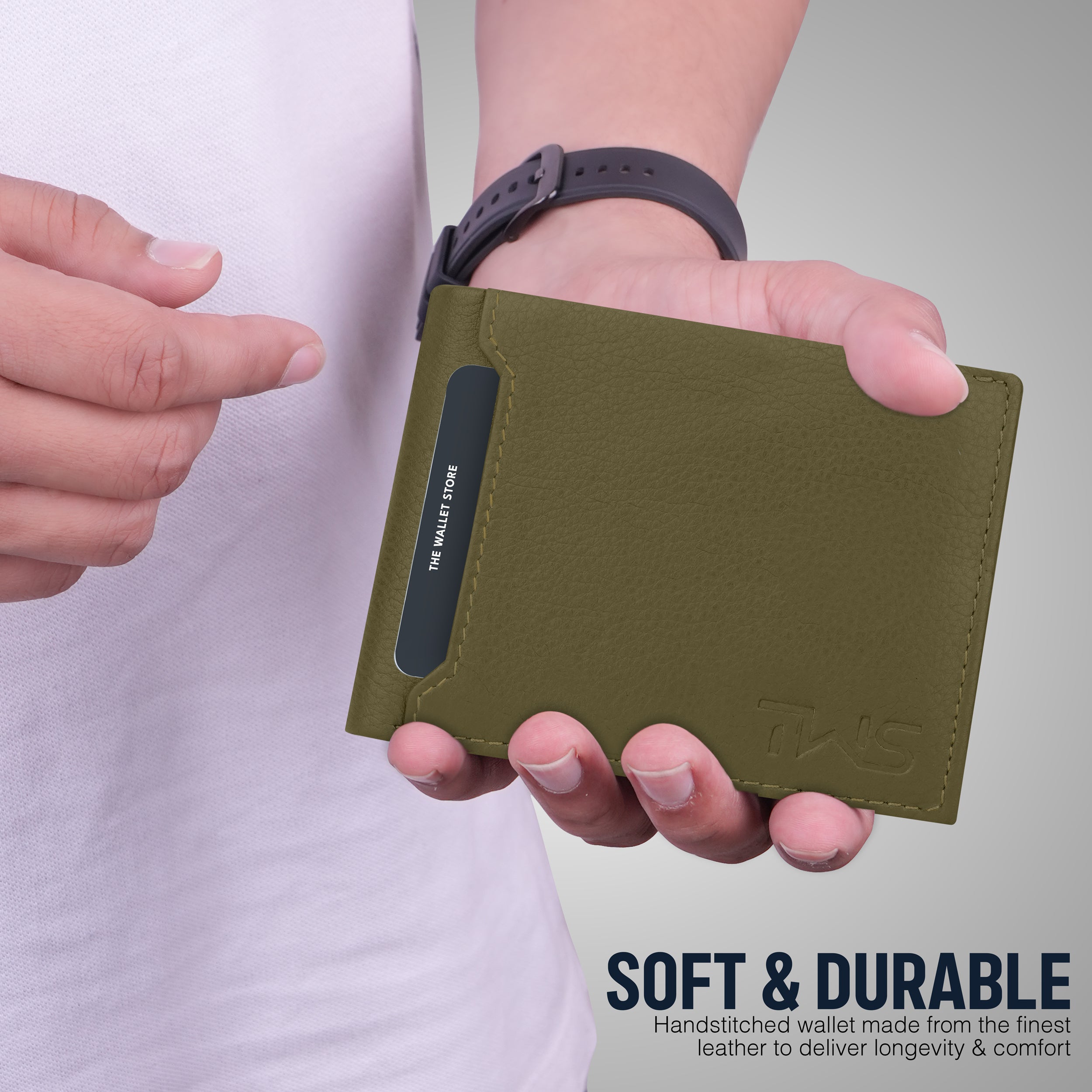 Mystic Leather Wallet For Men - Green