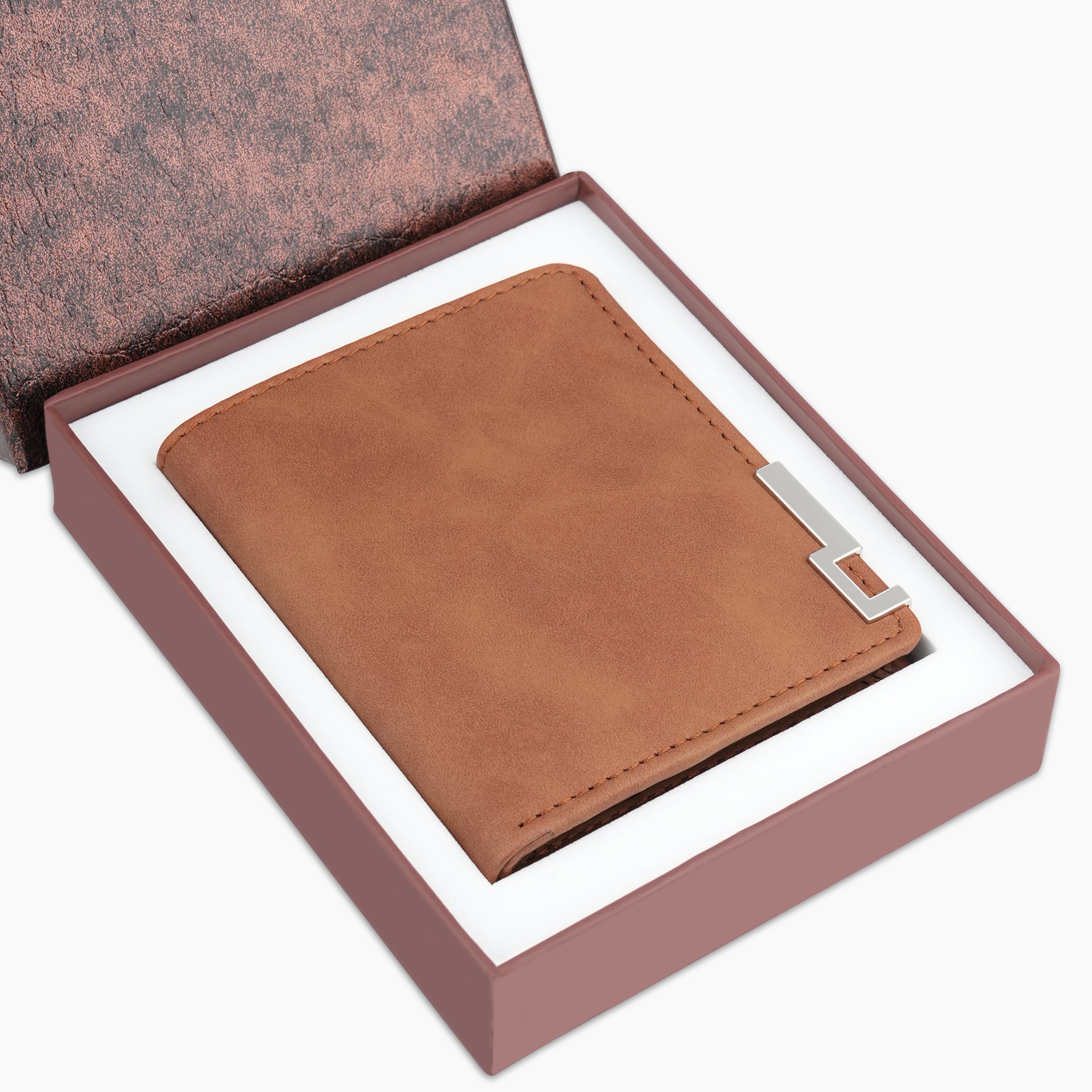 Stride Suede Leather Unisex Cardholder