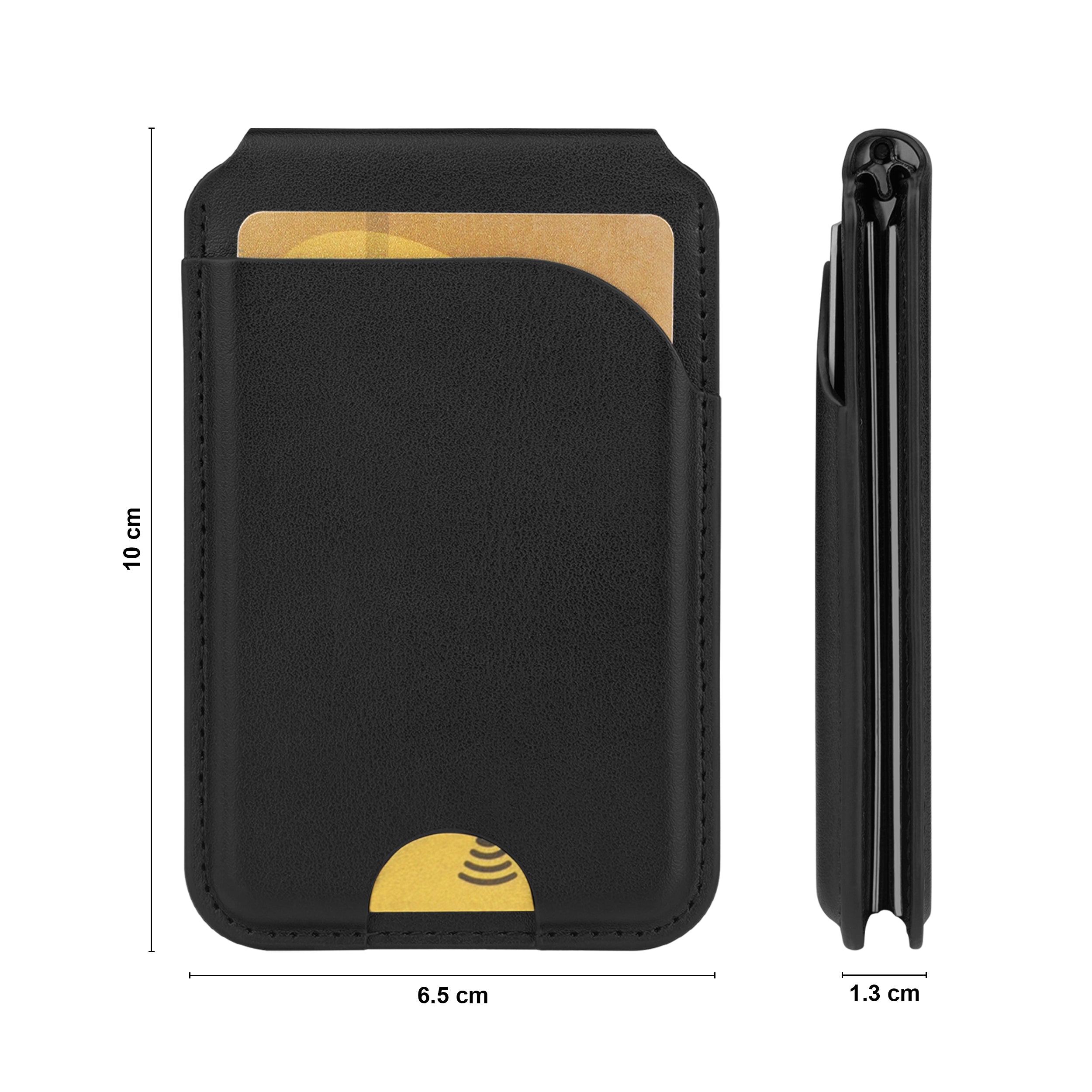 MagSnap Secure Leather Cardholder