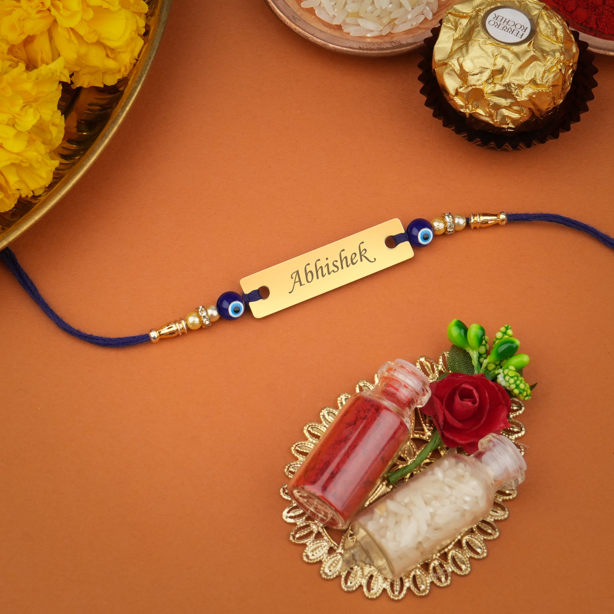 Personalized Eye-Catcher Rakhi With Name