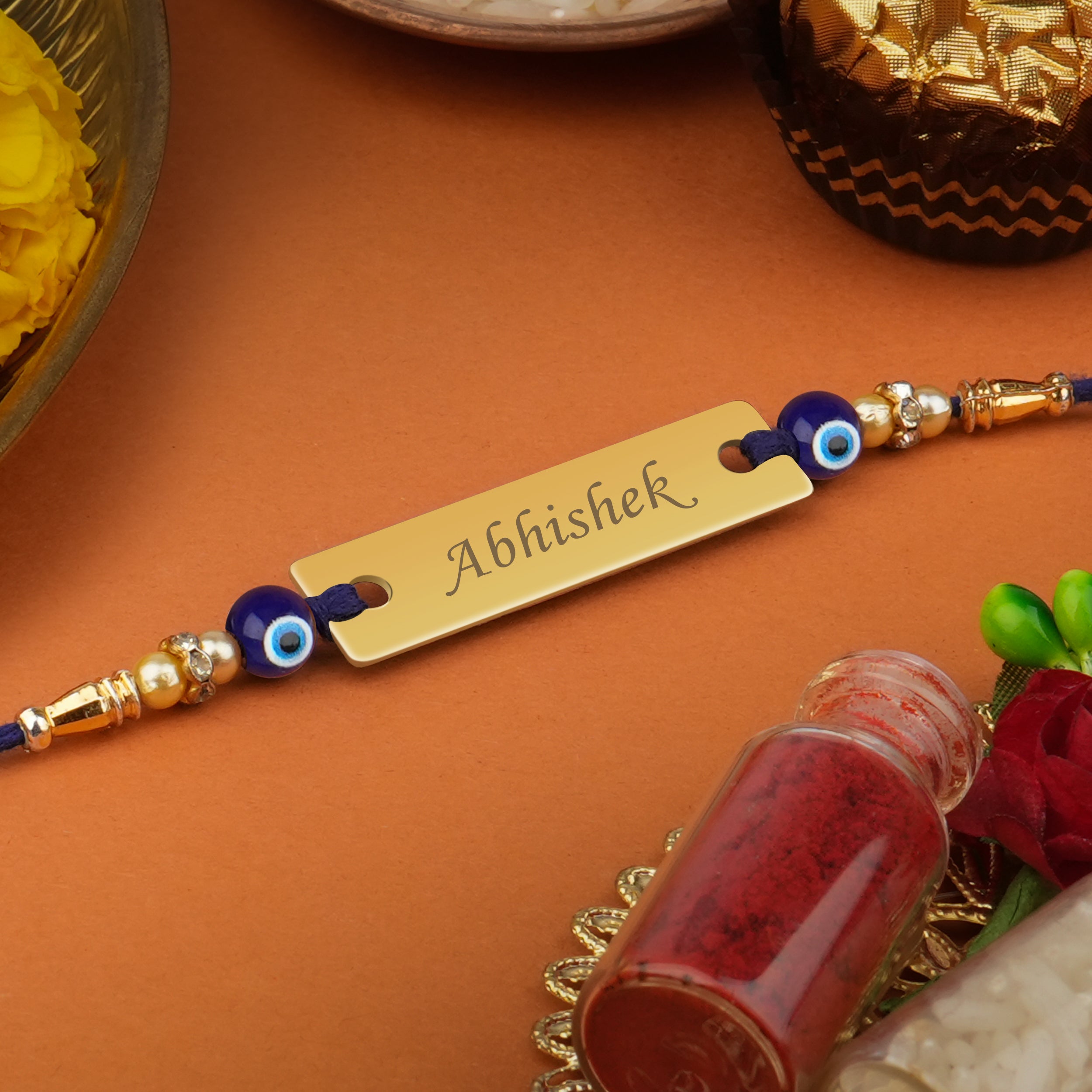 Personalized Eye-Catcher Rakhi With Name