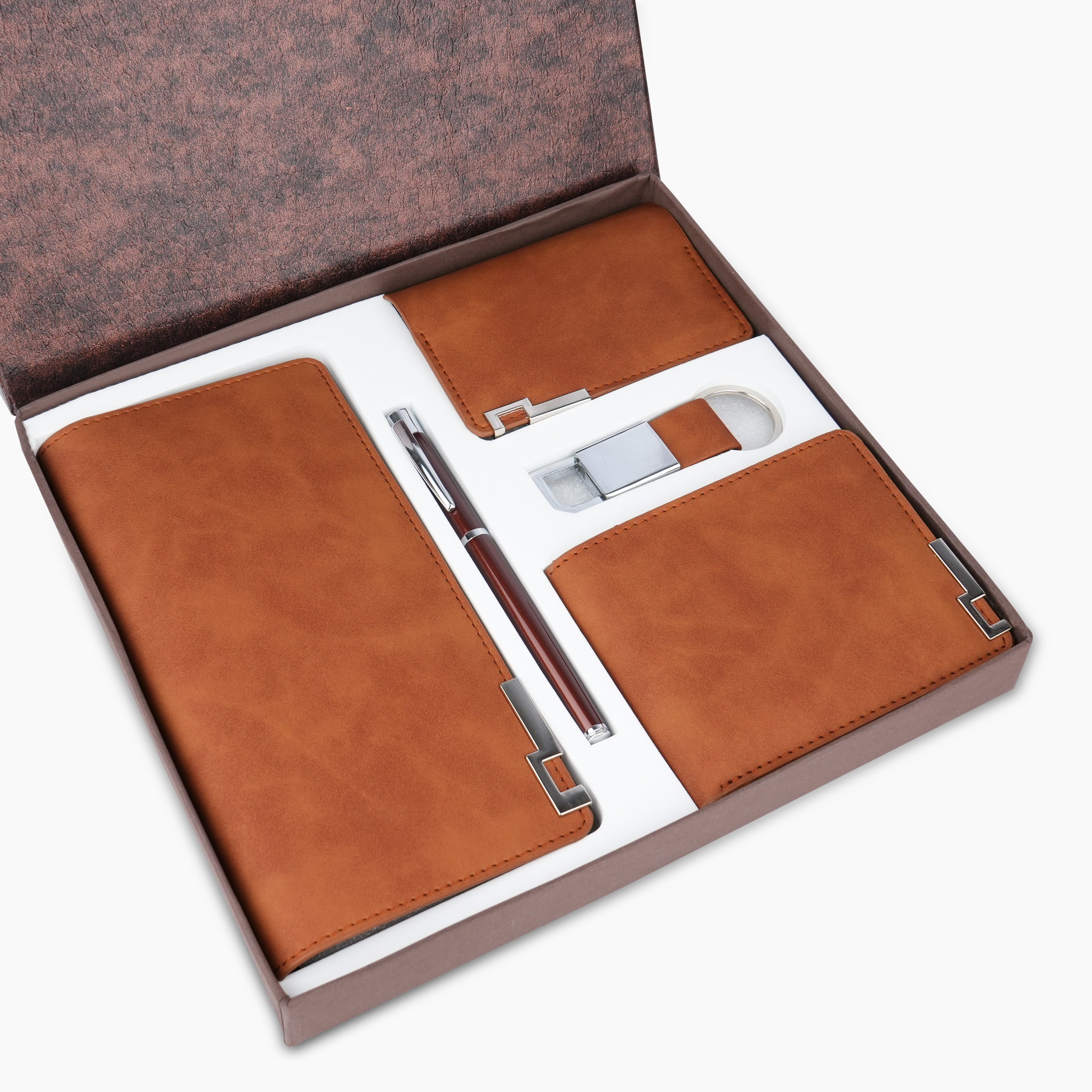 Wanderlust Suede Leather Gift Set For Men