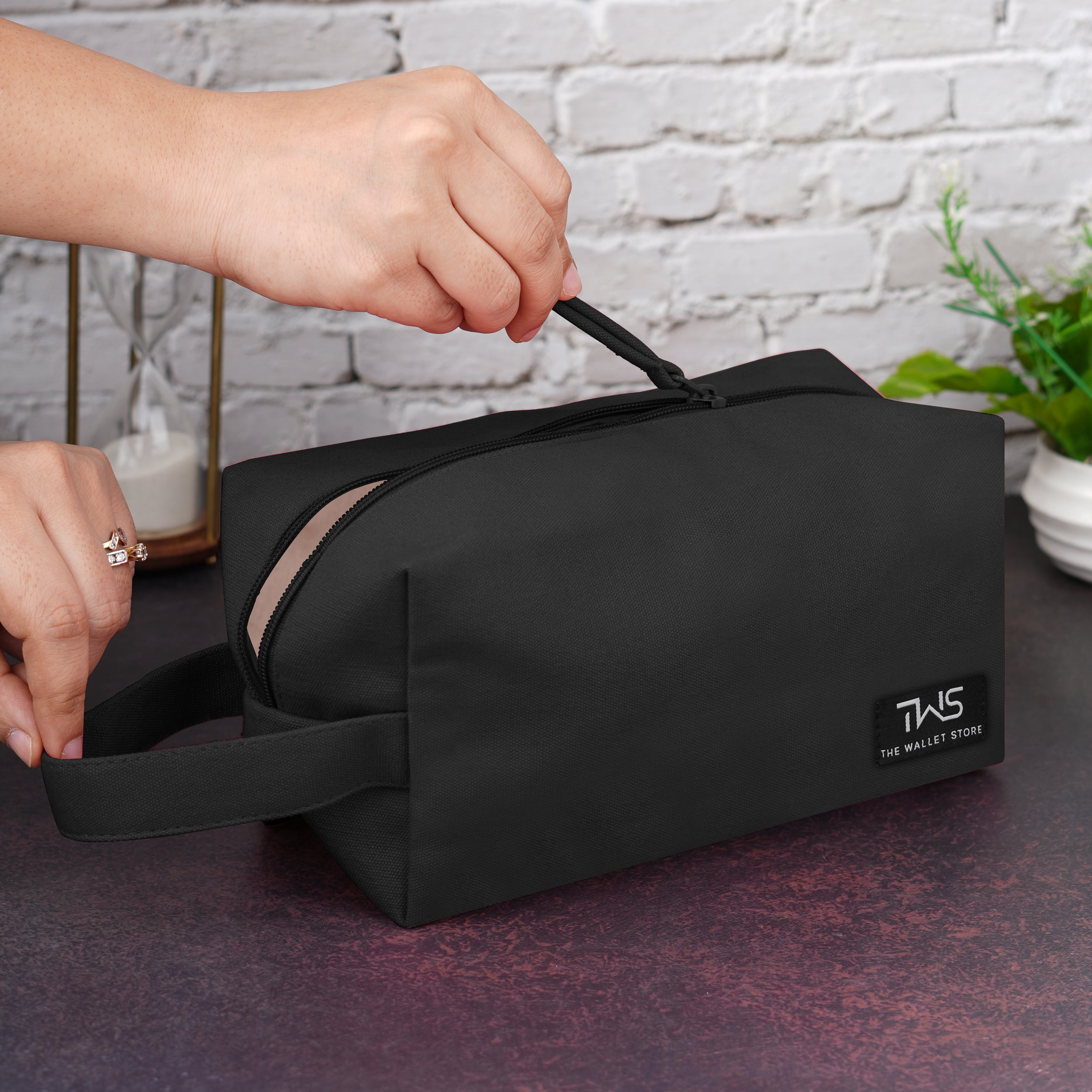 EcoZen Canvas Pouch - Black