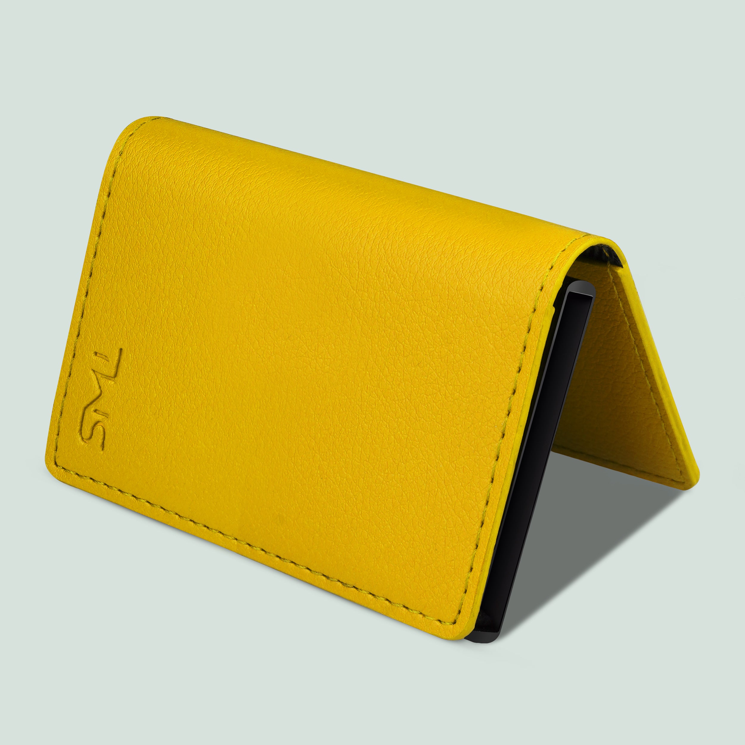 Vivid Vault RFID Protected Metal Cardholder - Yellow