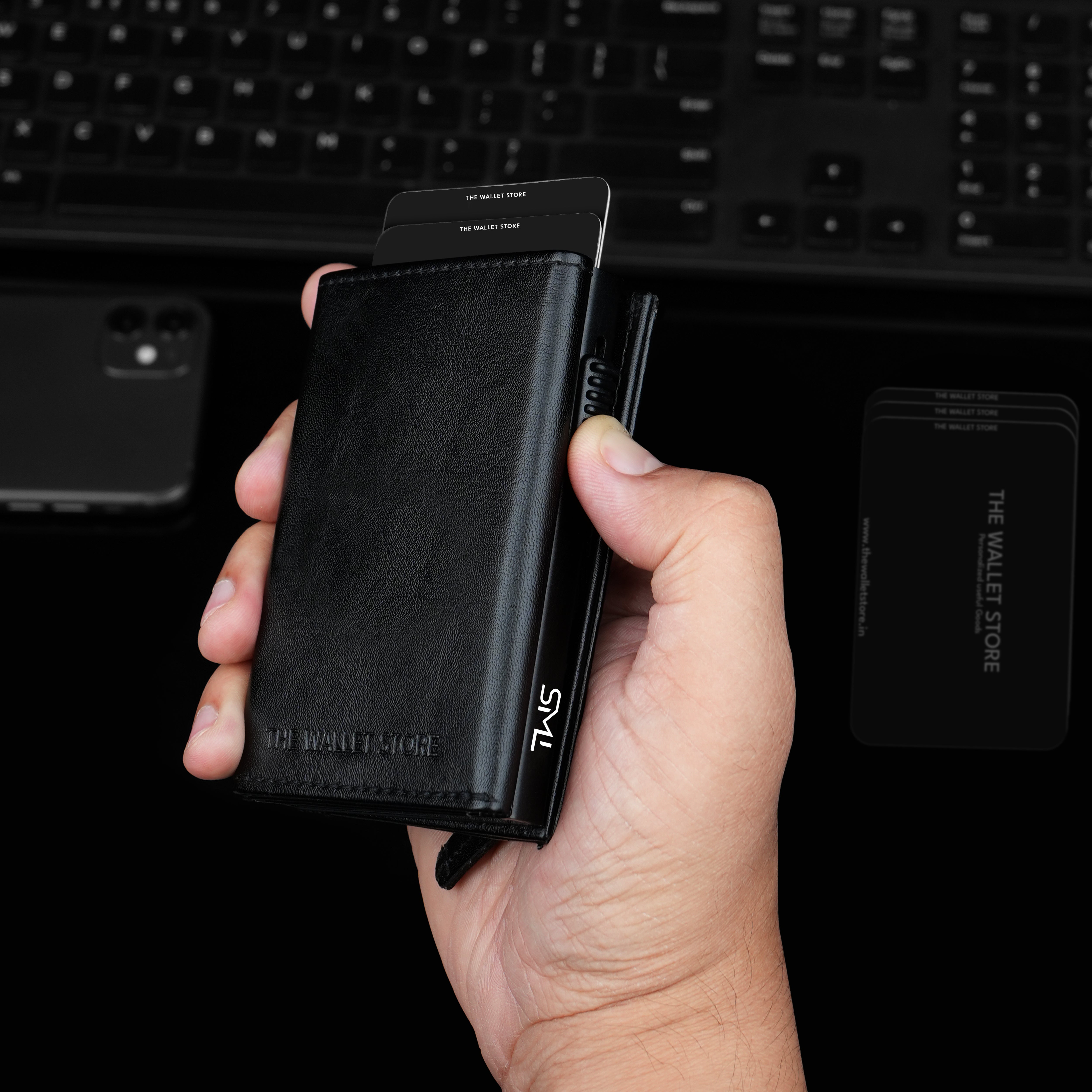 Guardian RFID Protection Wallet Card Holder - Black