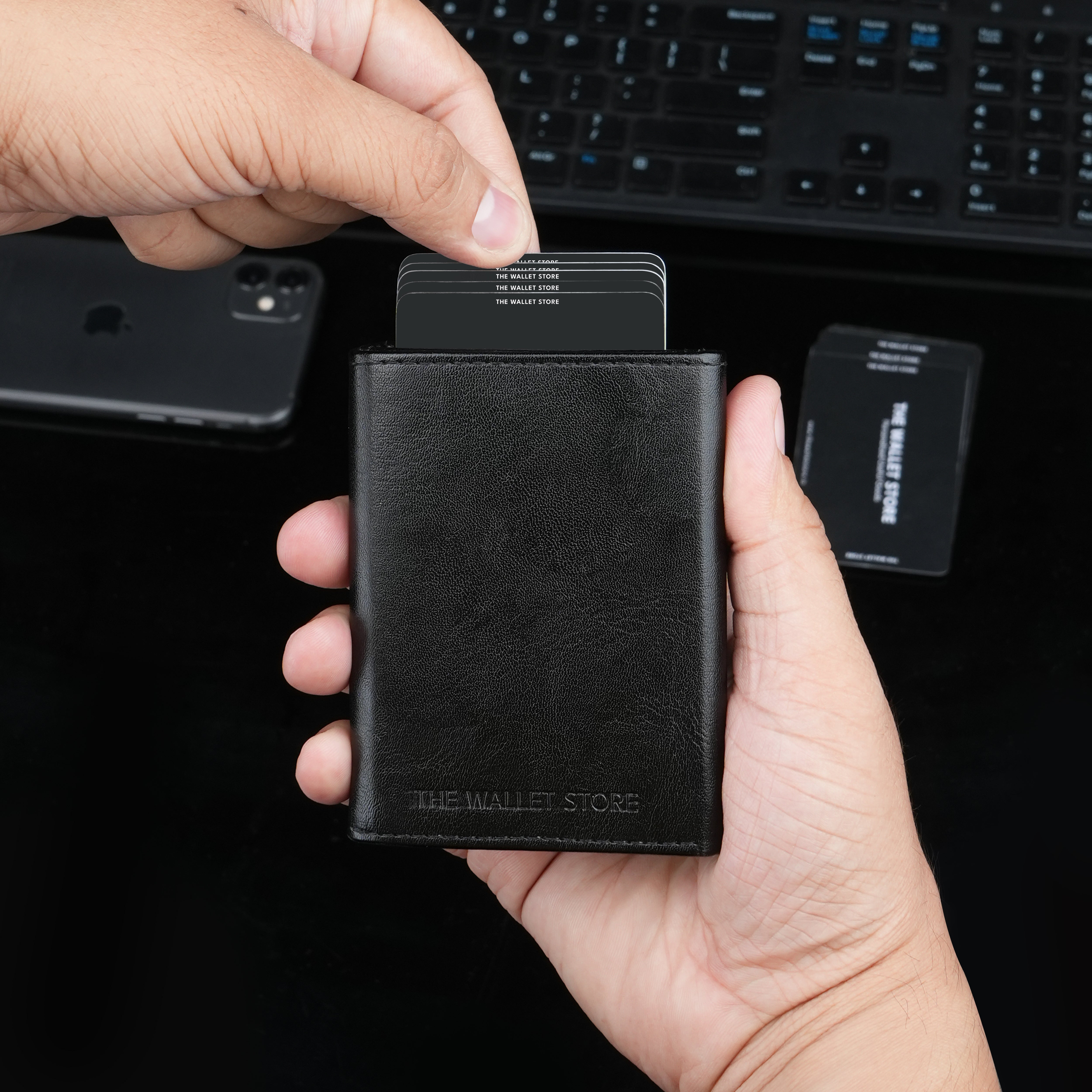 Guardian RFID Protection Wallet Card Holder - Black