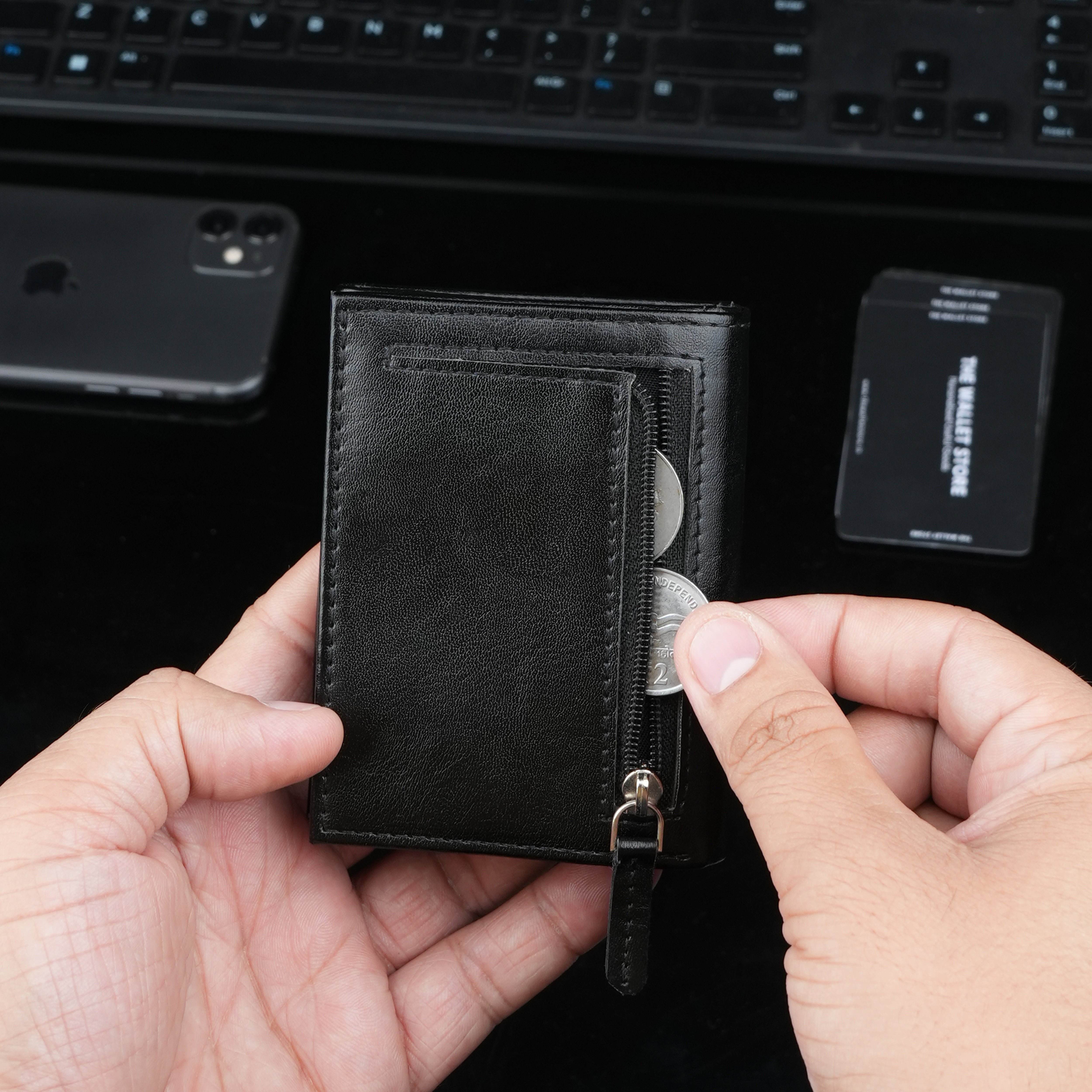 Guardian RFID Protection Wallet Card Holder - Black