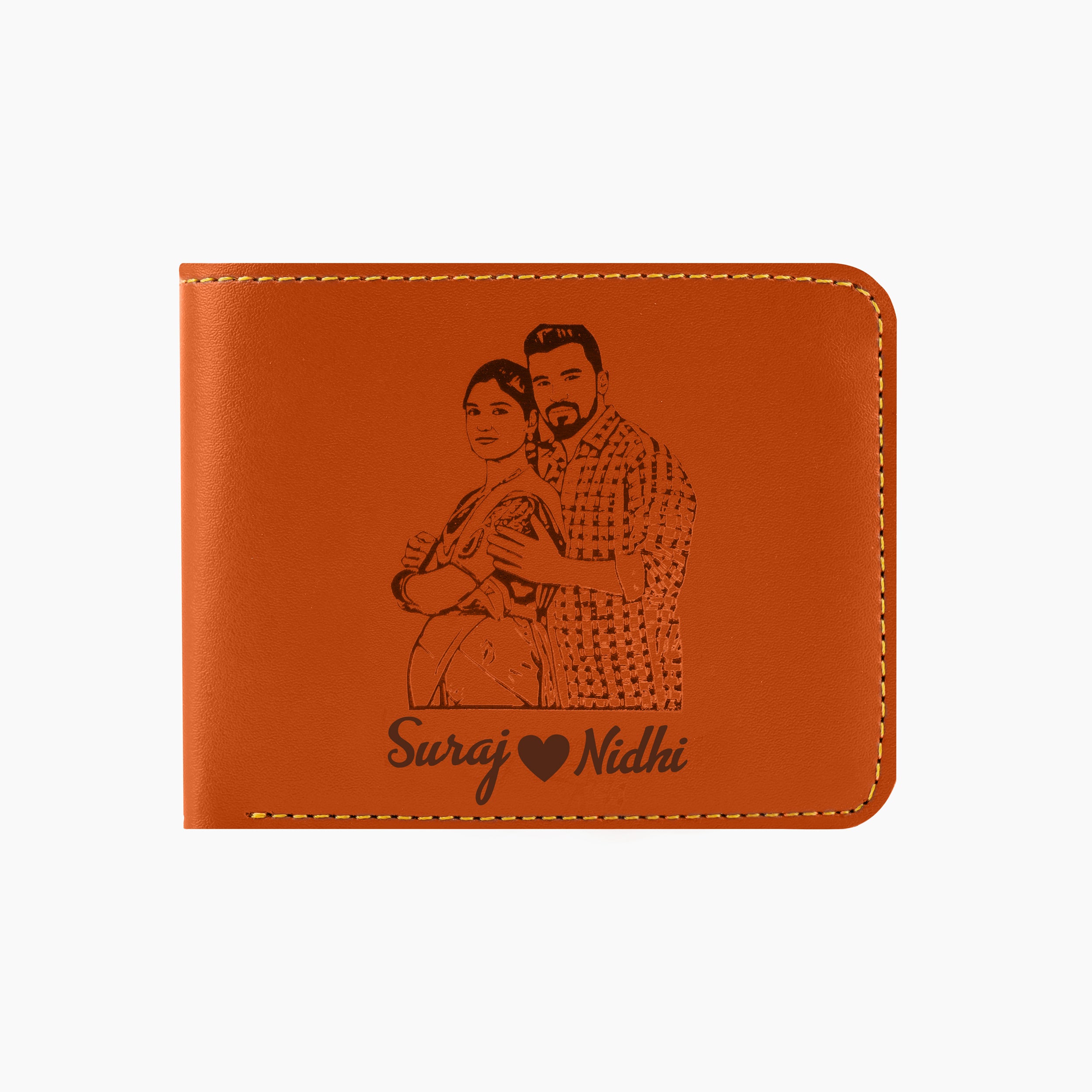 Personalized Sketch Wallet For Men