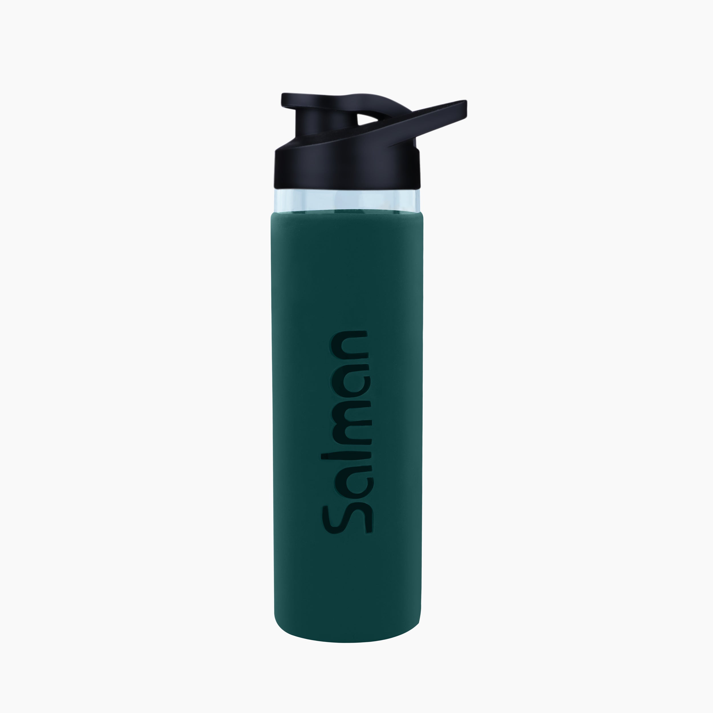 Personalized Pure Wrap Borosilicate Sipper Bottle - Green