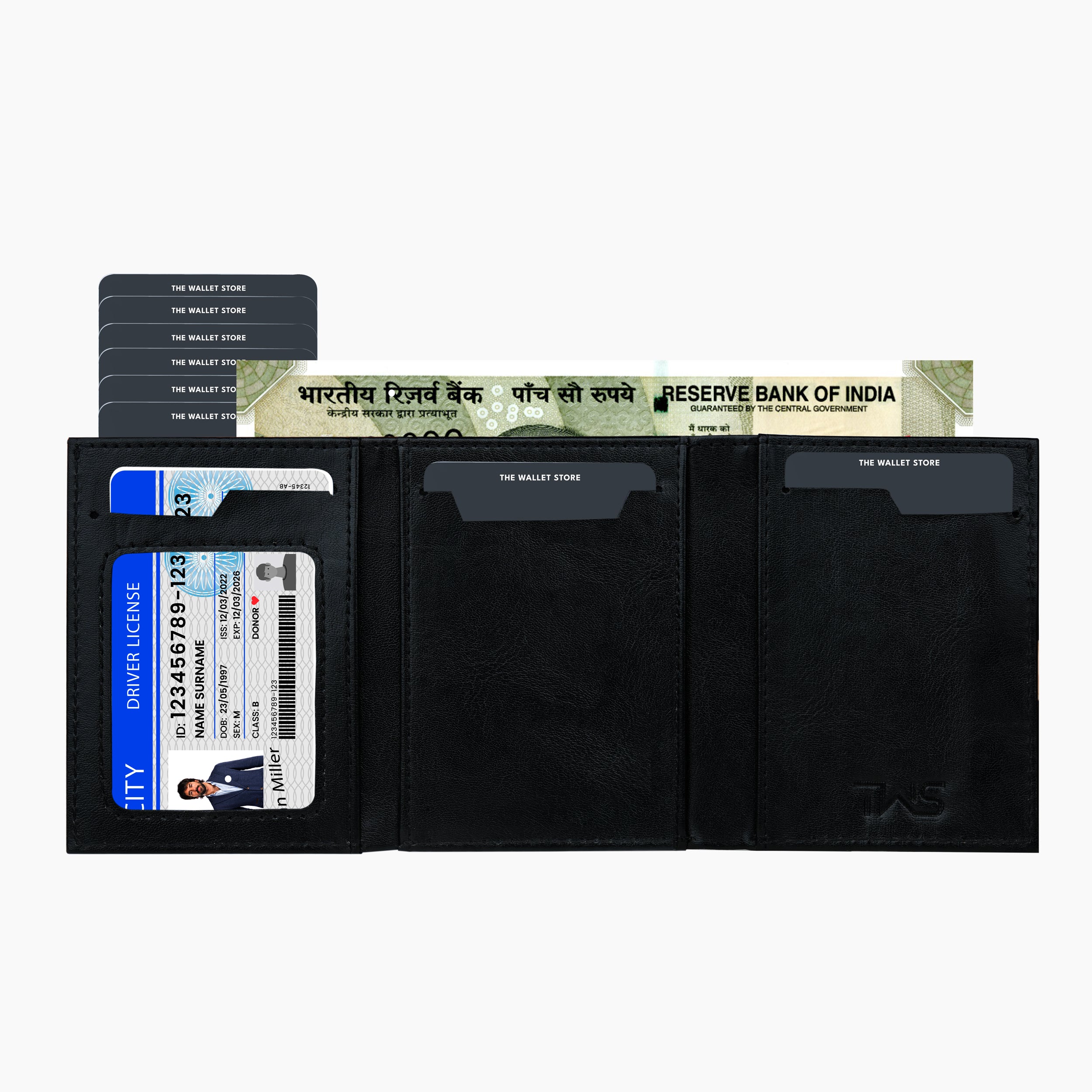 Guardian RFID Protection Wallet Card Holder - Black