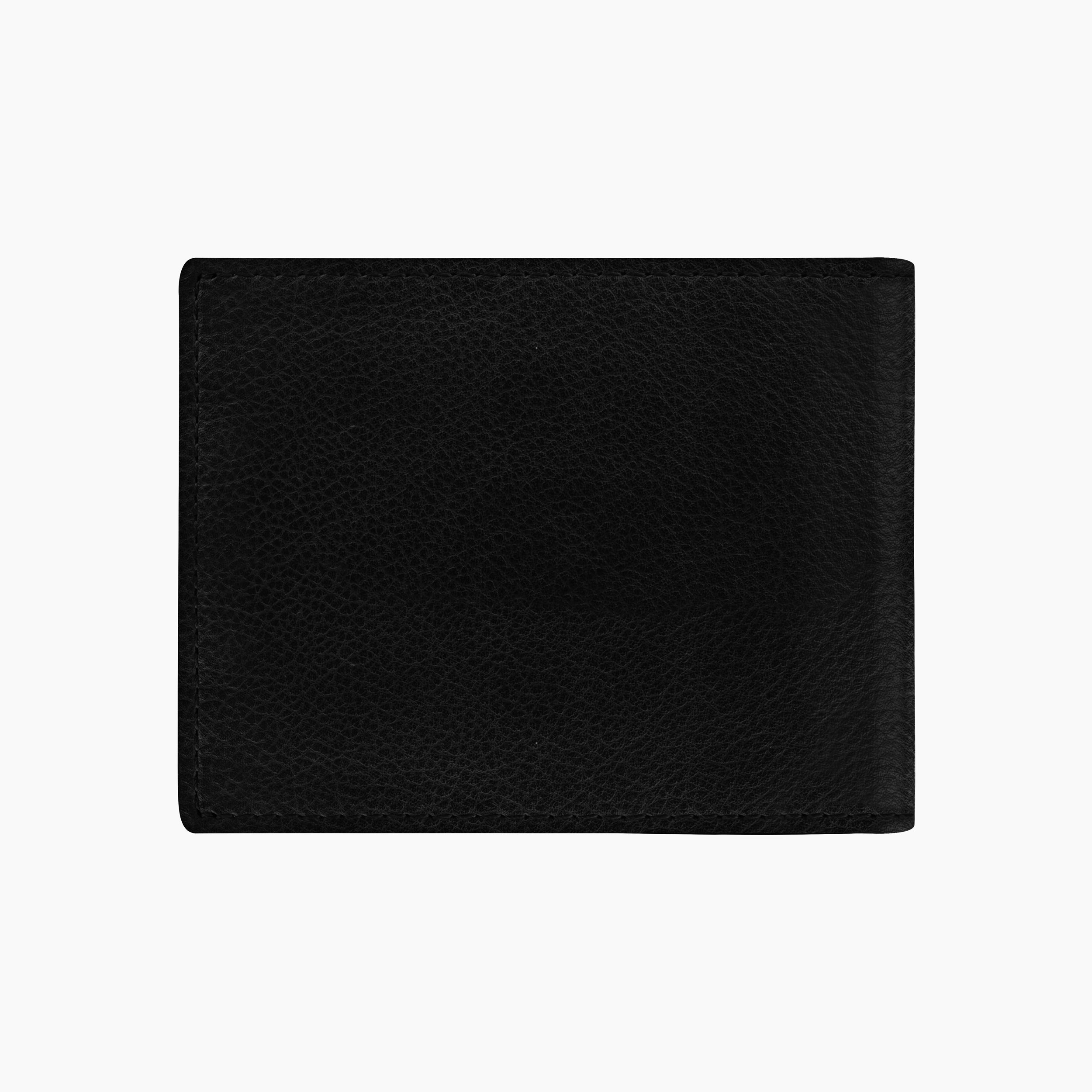 Pristine Textured Leather Wallet For Men - Black