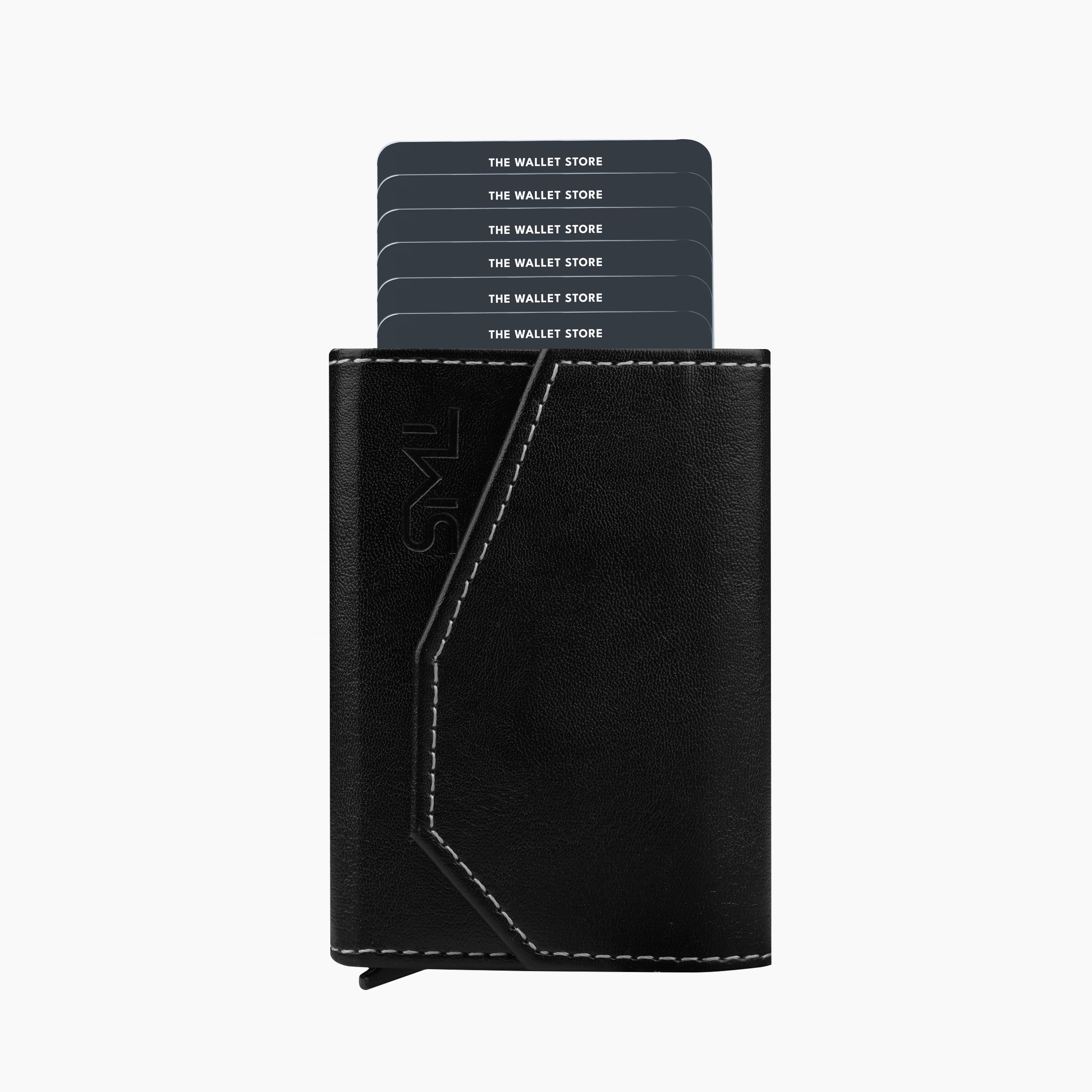 Vintage RFID Protected Wallet Card Holder - Black