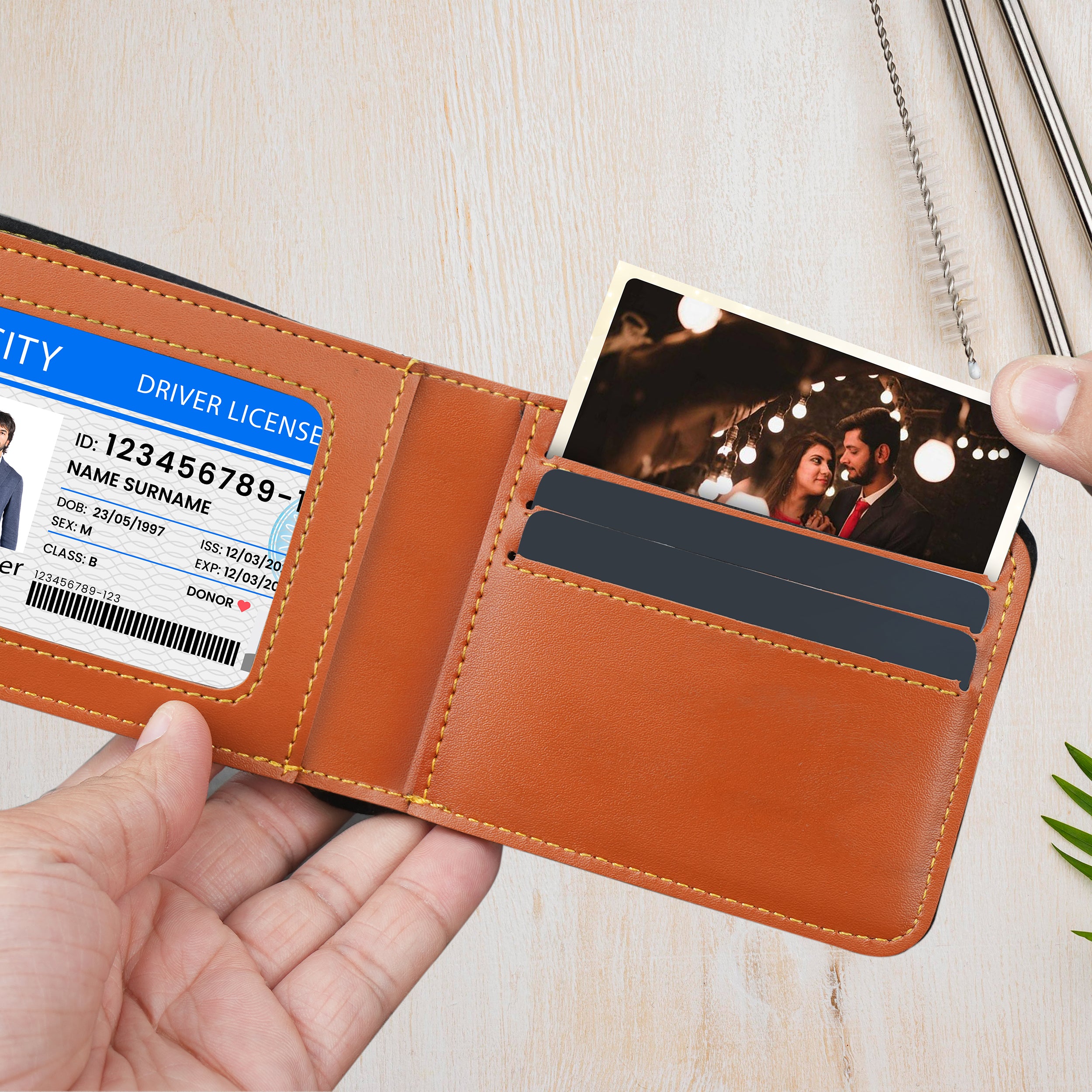 Personalized Wallet Card With Photo & Message