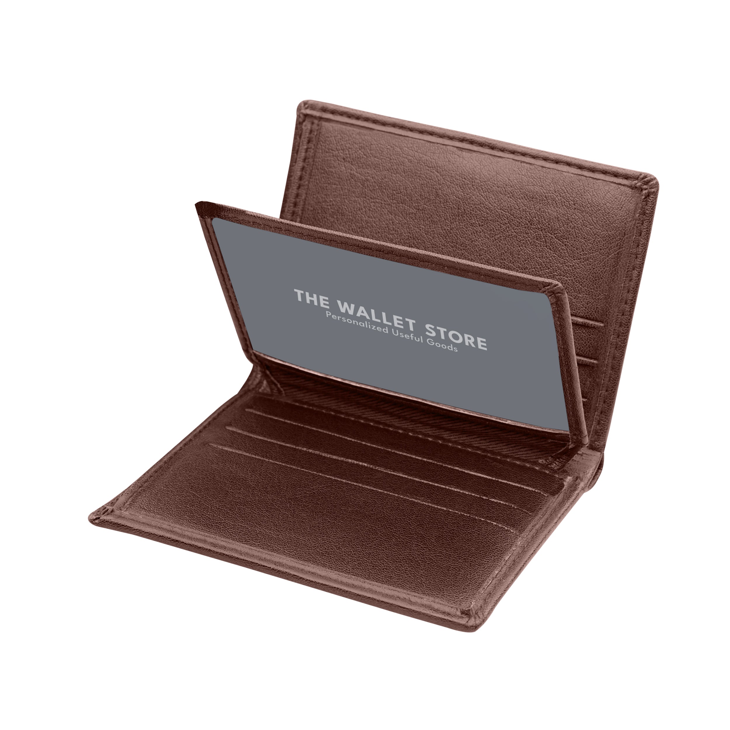 Urbane Bi-Fold Leather Wallet For Men - Brown