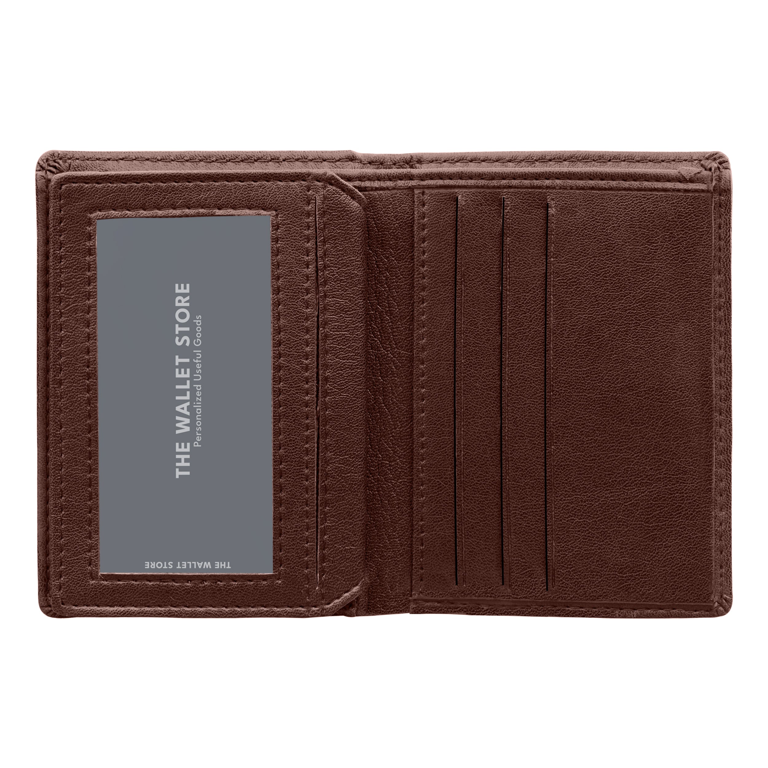 Urbane Bi-Fold Leather Wallet For Men - Brown