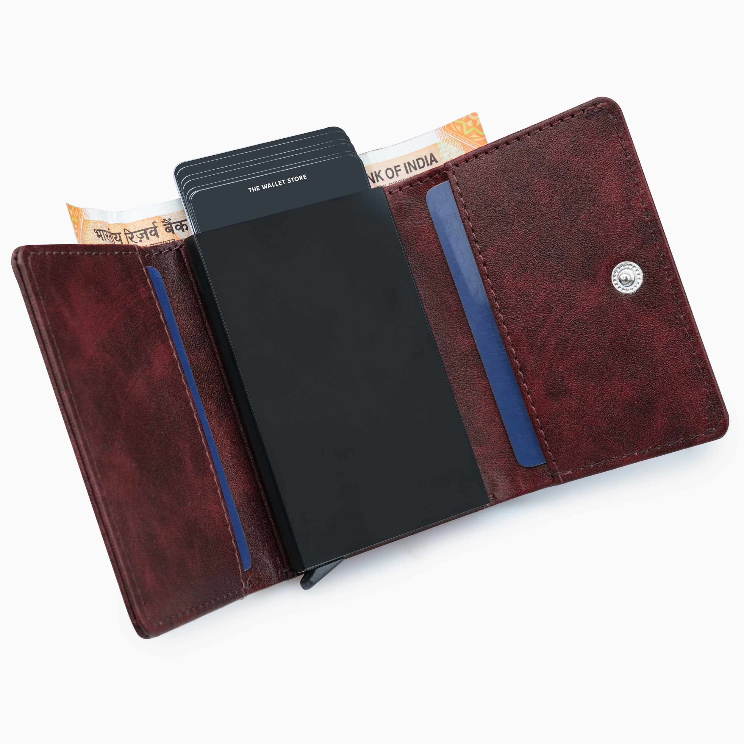 Maverick RFID Protected Wallet Cardholder - Wine