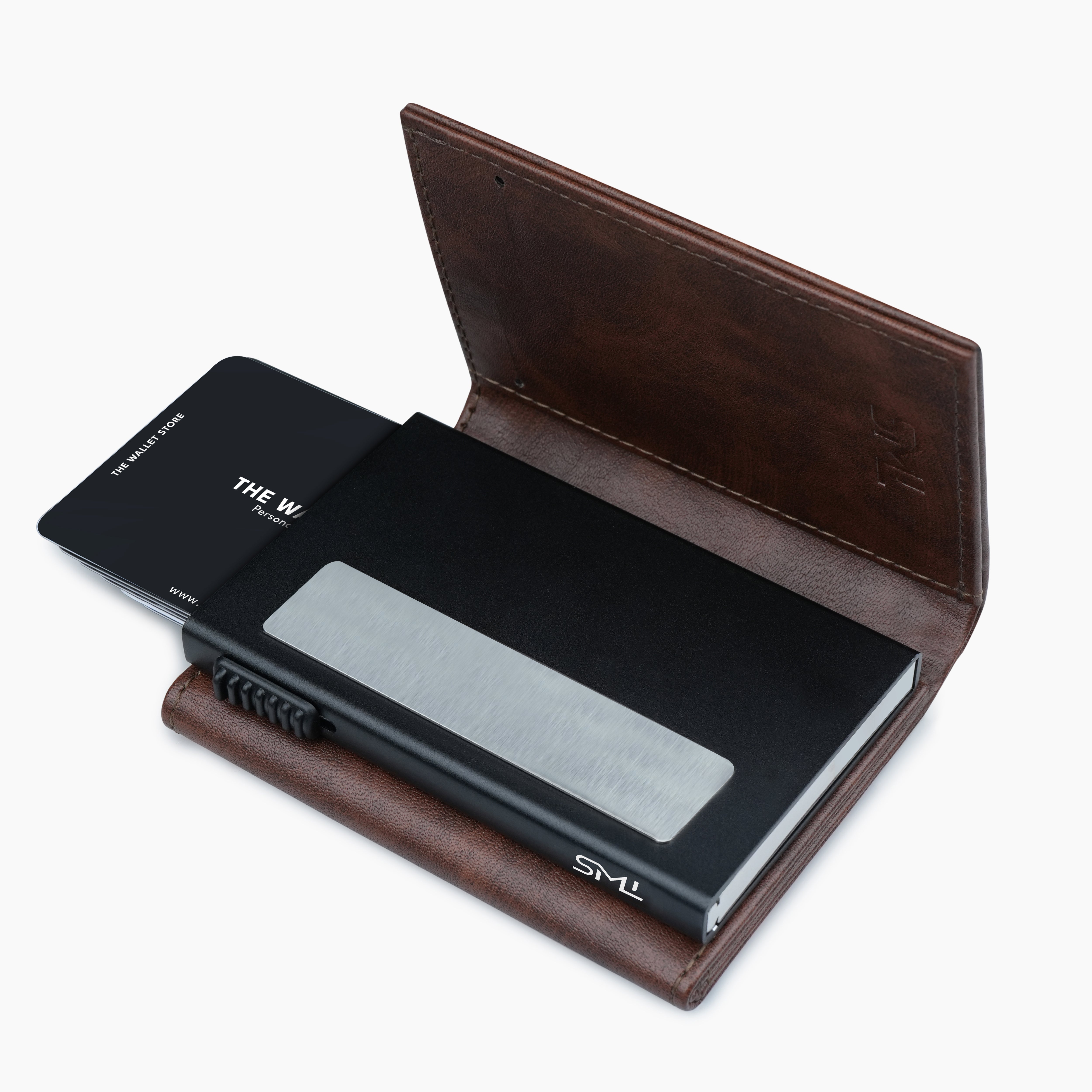 Guardian RFID Protection Wallet Card Holder - Brown