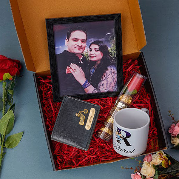 Personalized Couple Nutella Jars, Personalized Frame & Rakhi Combo - Gifts  By Rashi