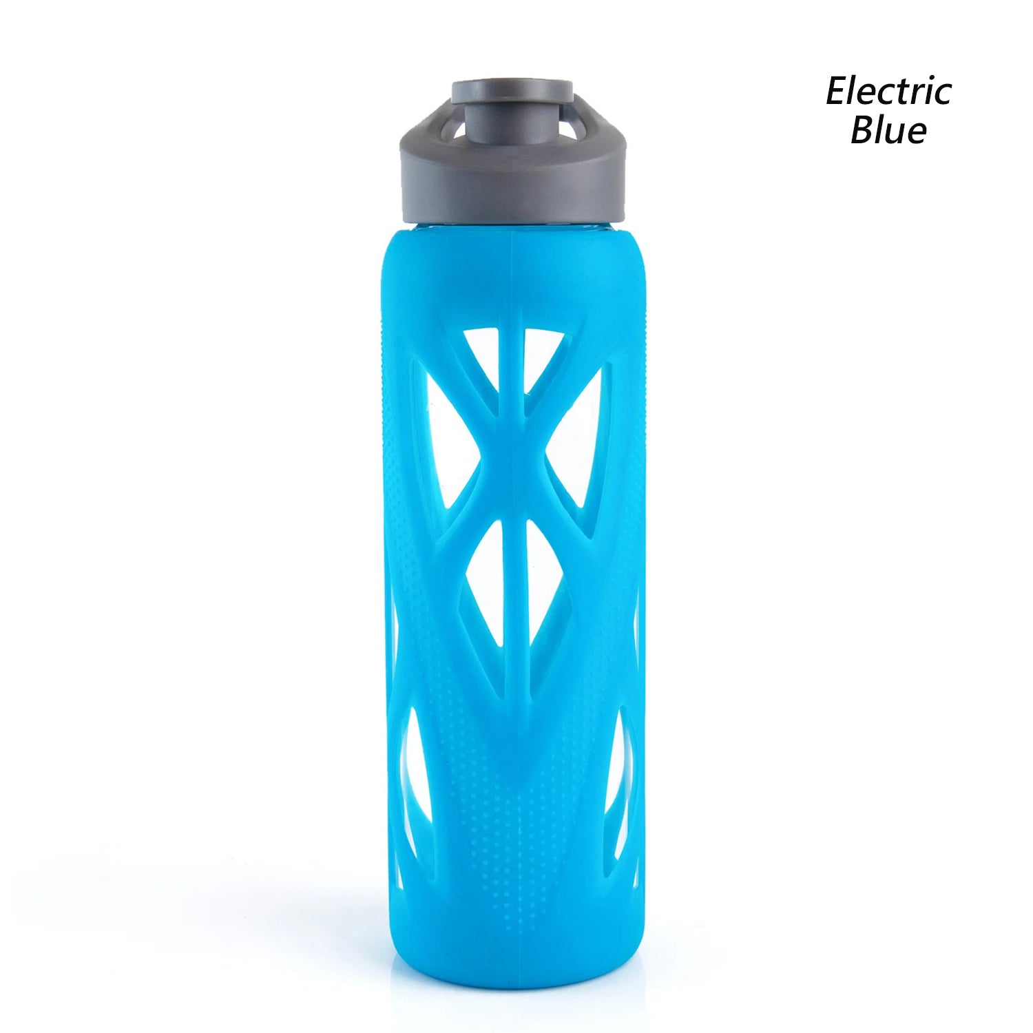 Borosilicate Glass Water Bottle with Silicone Sleeve