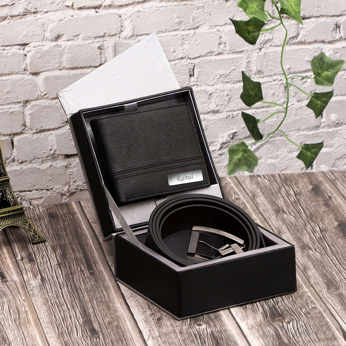 Leather Men's Gifts | Premium Branded Wallet Belt Gift Set/Combo – Leather  Talks