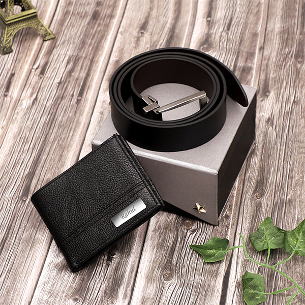 Bally 2-piece Leather Belt & Wallet Gift Set In Black | ModeSens