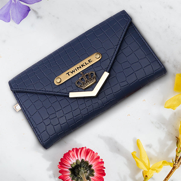 Personalized Brick Style Clutch With Name & Charm